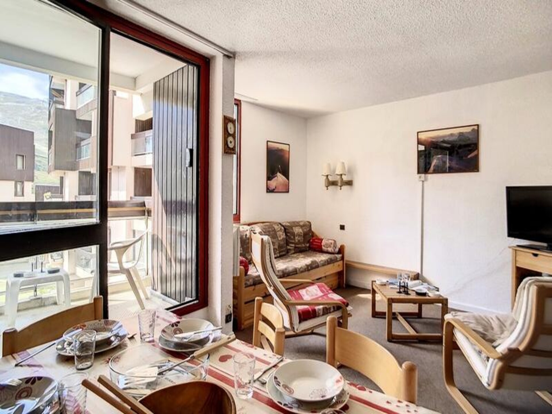 Appartement 6 personen op 10 meter van de piste in Les Menuires - foto 9