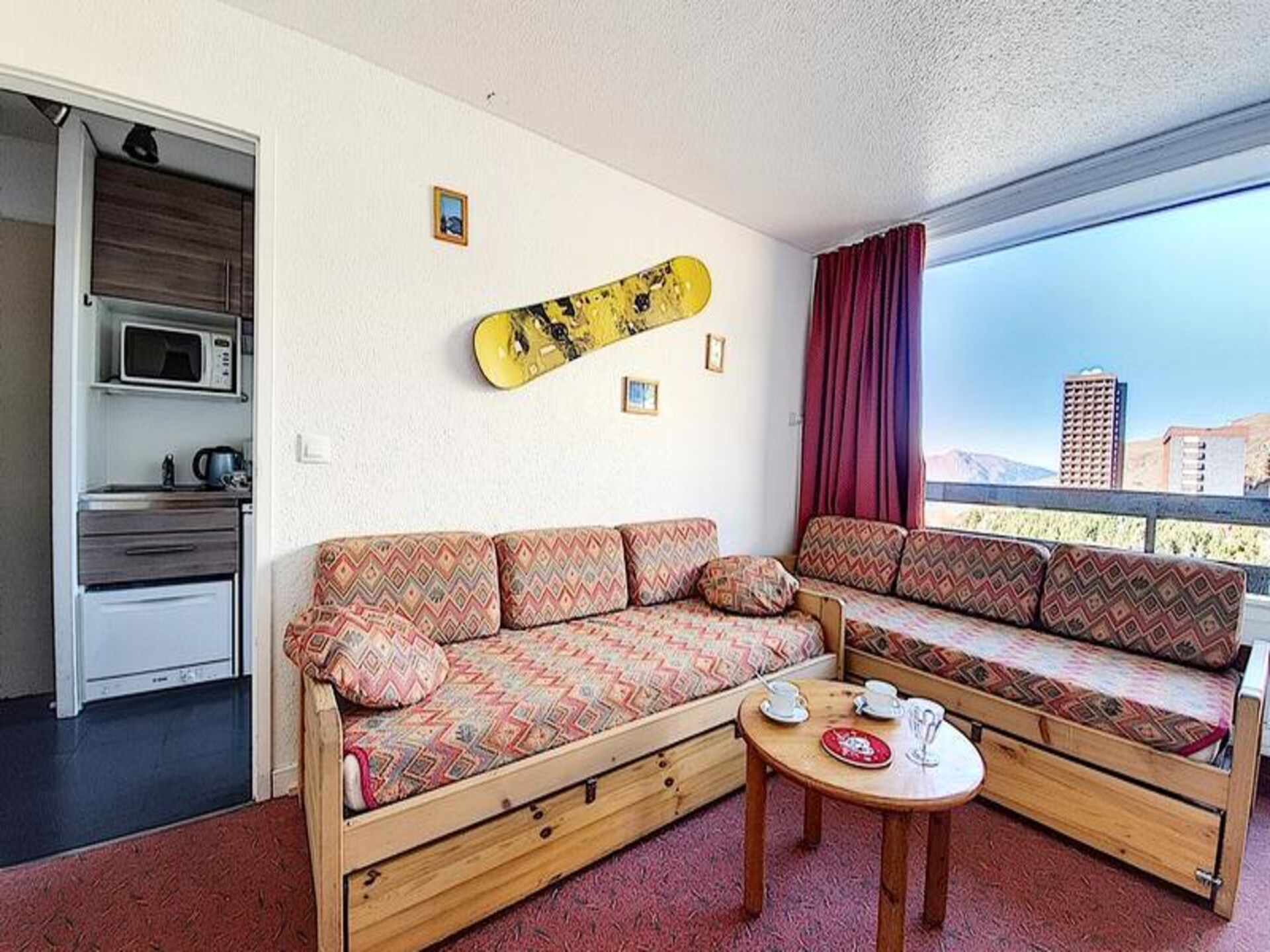 Ski-in ski-out appartement Résidence Chavière, 7e verdieping met panoramisch uitzicht - foto 14