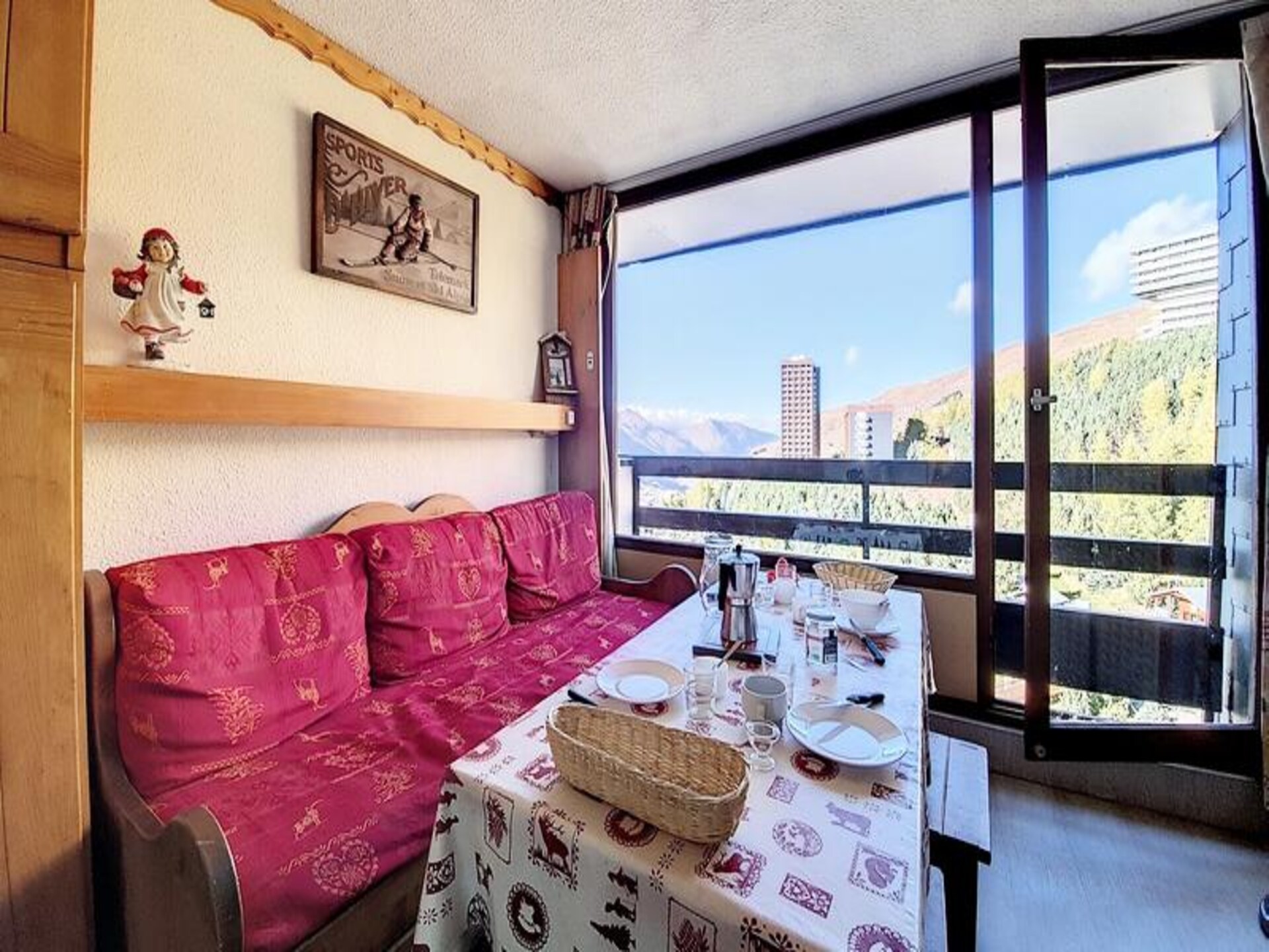 Appartement op 8e verdieping met directe piste-toegang en panoramisch bergzicht - foto 10