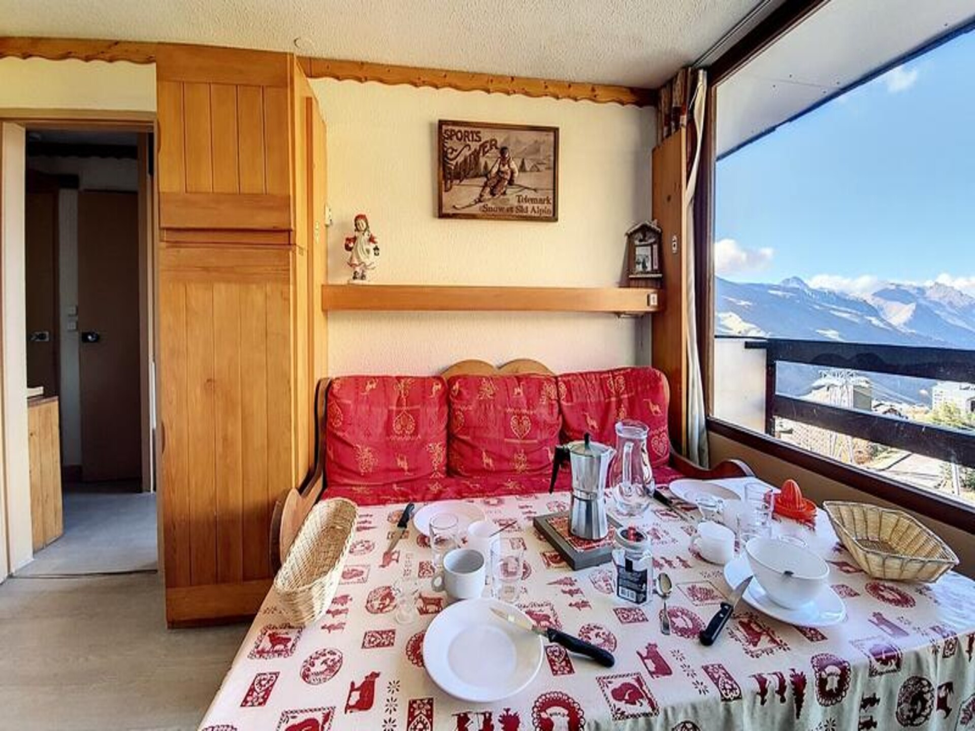Appartement op 8e verdieping met directe piste-toegang en panoramisch bergzicht - foto 11