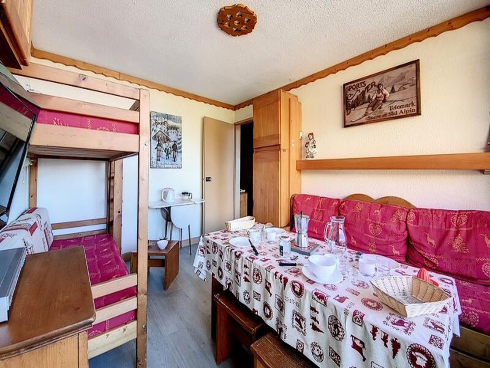 Appartement op 8e verdieping met directe piste-toegang en panoramisch bergzicht - foto 13