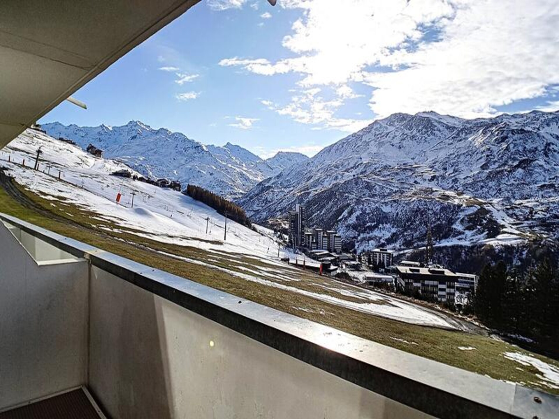 Sfeervol duplex appartement op de piste in Les Menuires, 4 personen - foto 19