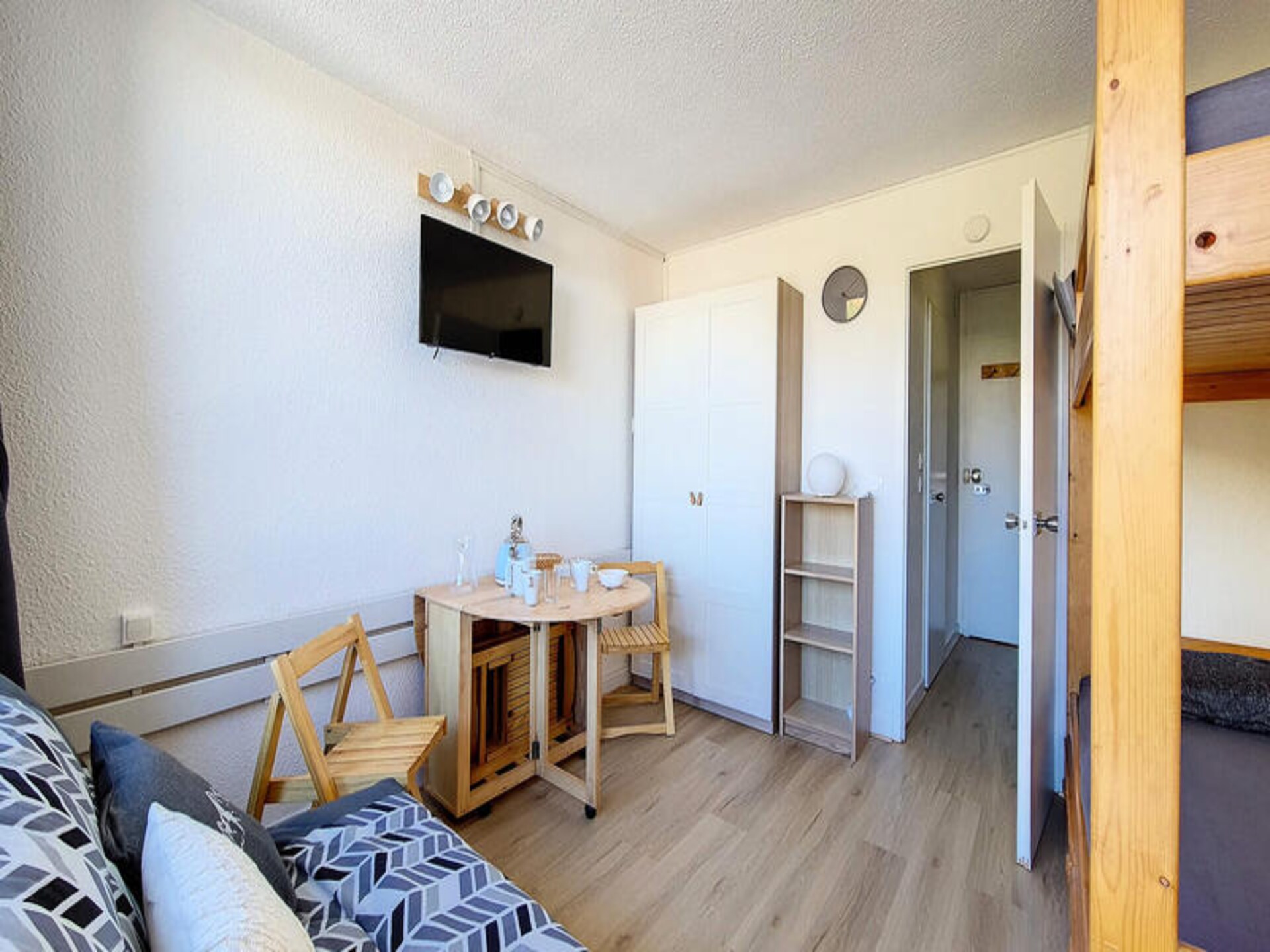Knusse studio op de piste in Les Belleville met bergzicht - foto 9