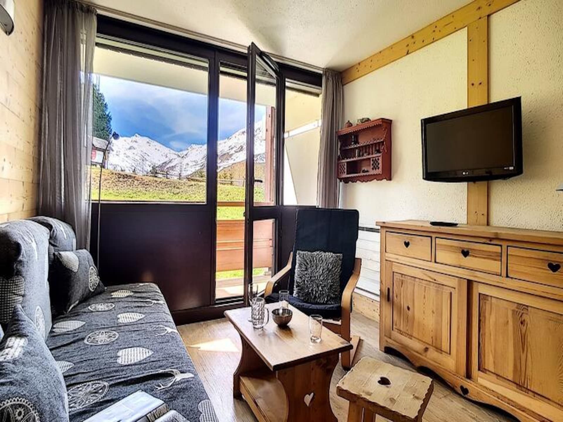 Knus appartement voor 6 in Les Belleville, vlakbij de piste - foto 5