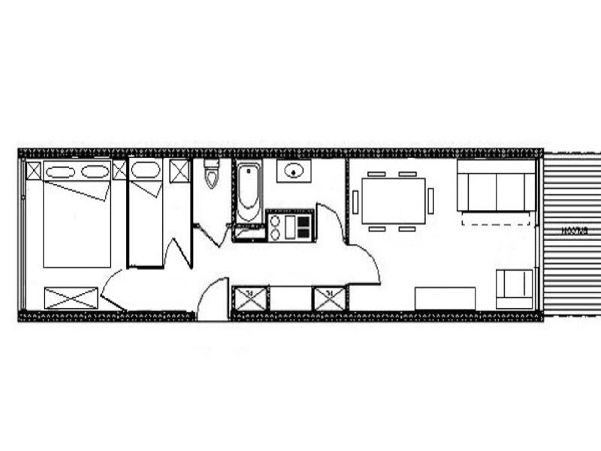 Knus appartement voor 6 in Les Belleville, vlakbij de piste - foto 18