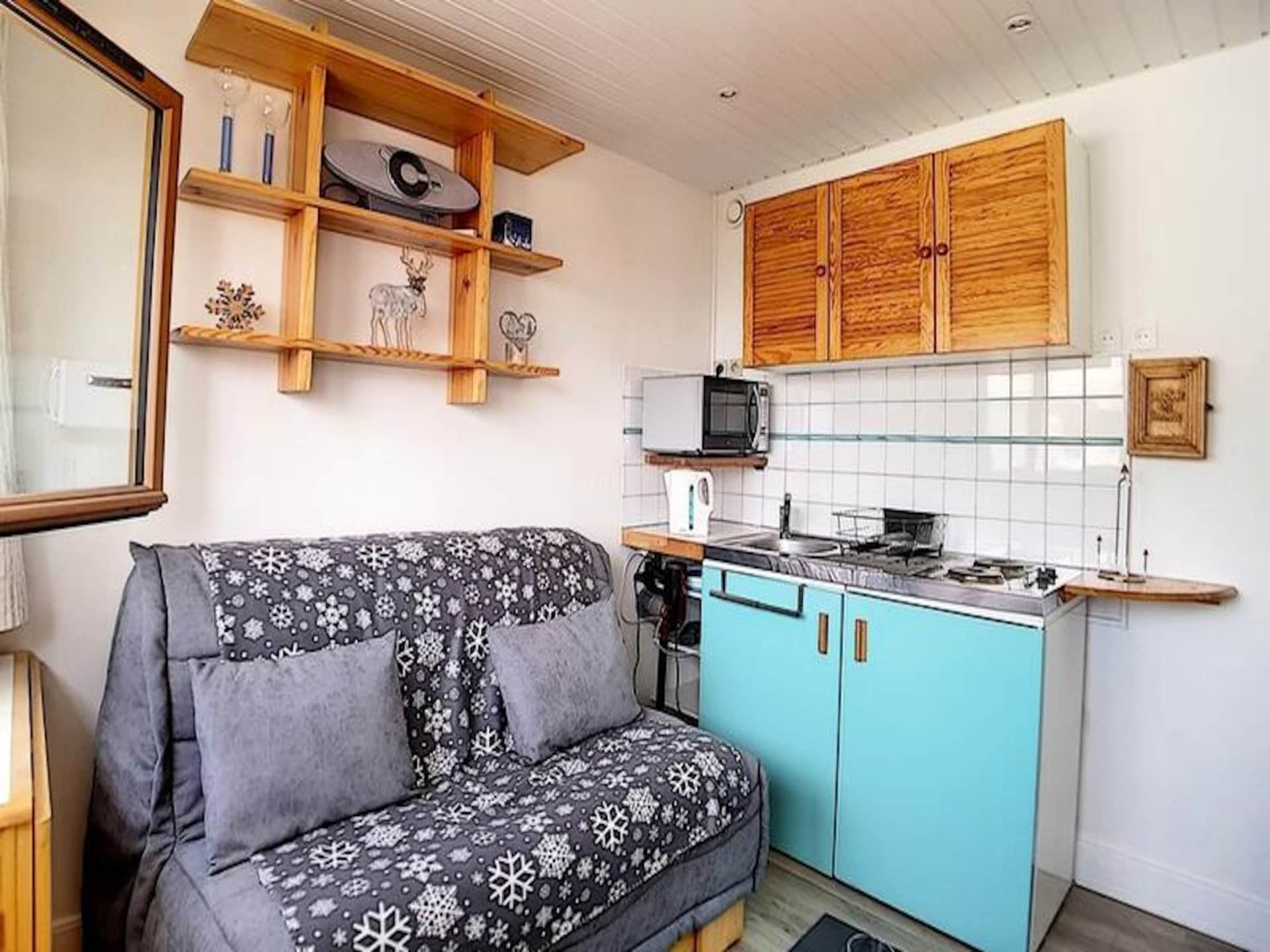 Knusse studio op 100m van de piste in Les Menuires - foto 7