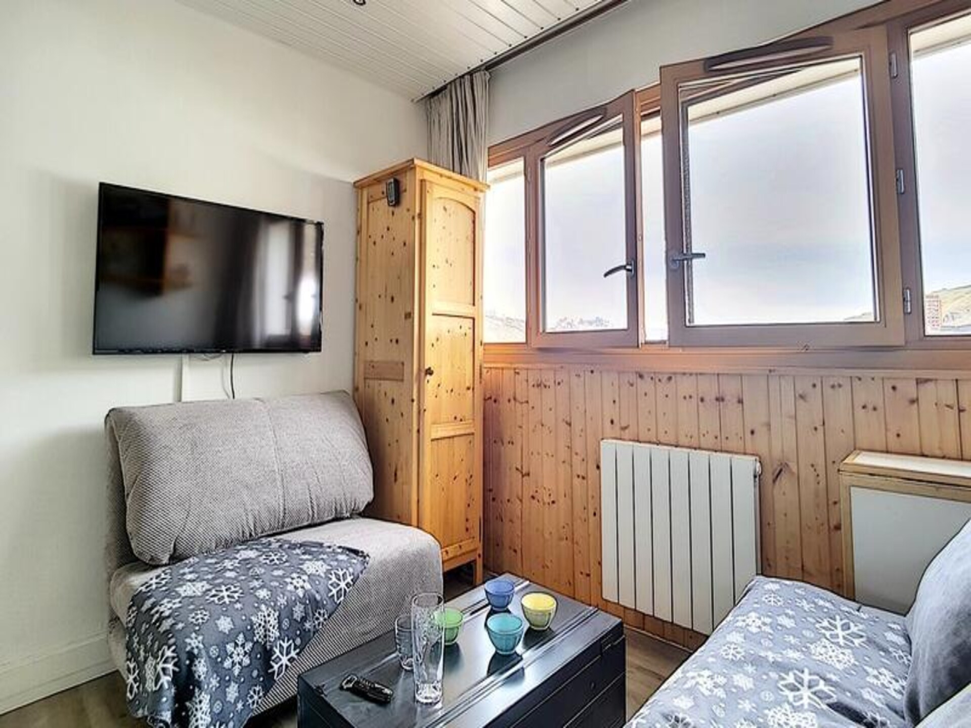 Knusse studio op 100m van de piste in Les Menuires - foto 11