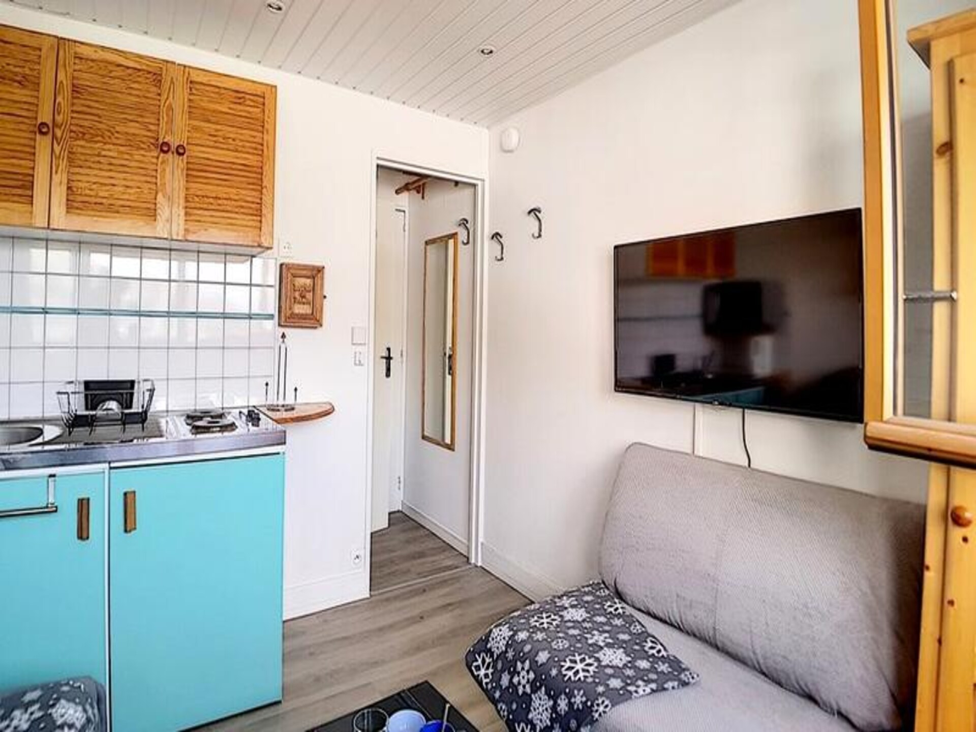 Knusse studio op 100m van de piste in Les Menuires - foto 12
