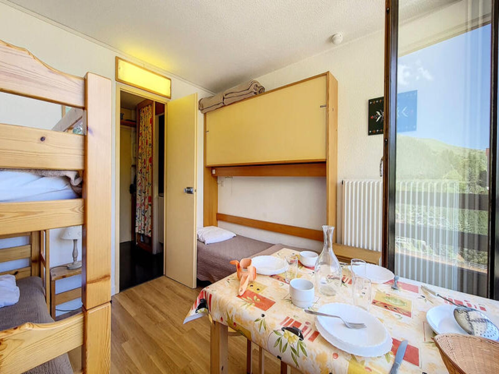 Studio direct aan de piste in Les Menuires met balkon op het noorden - foto 8