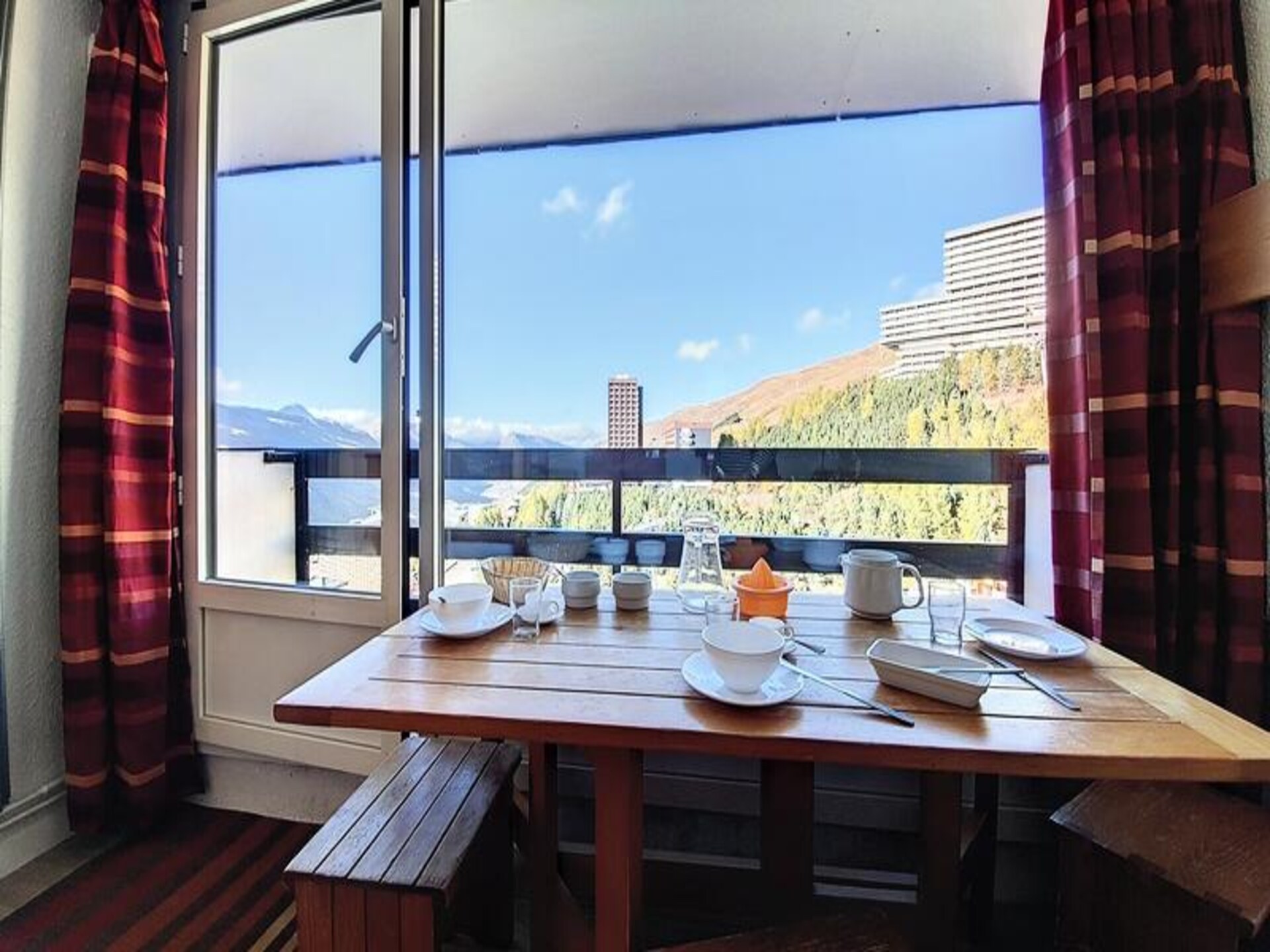 Knusse studio op de 8e verdieping met balkon, direct aan de piste in Les Menuires - foto 11