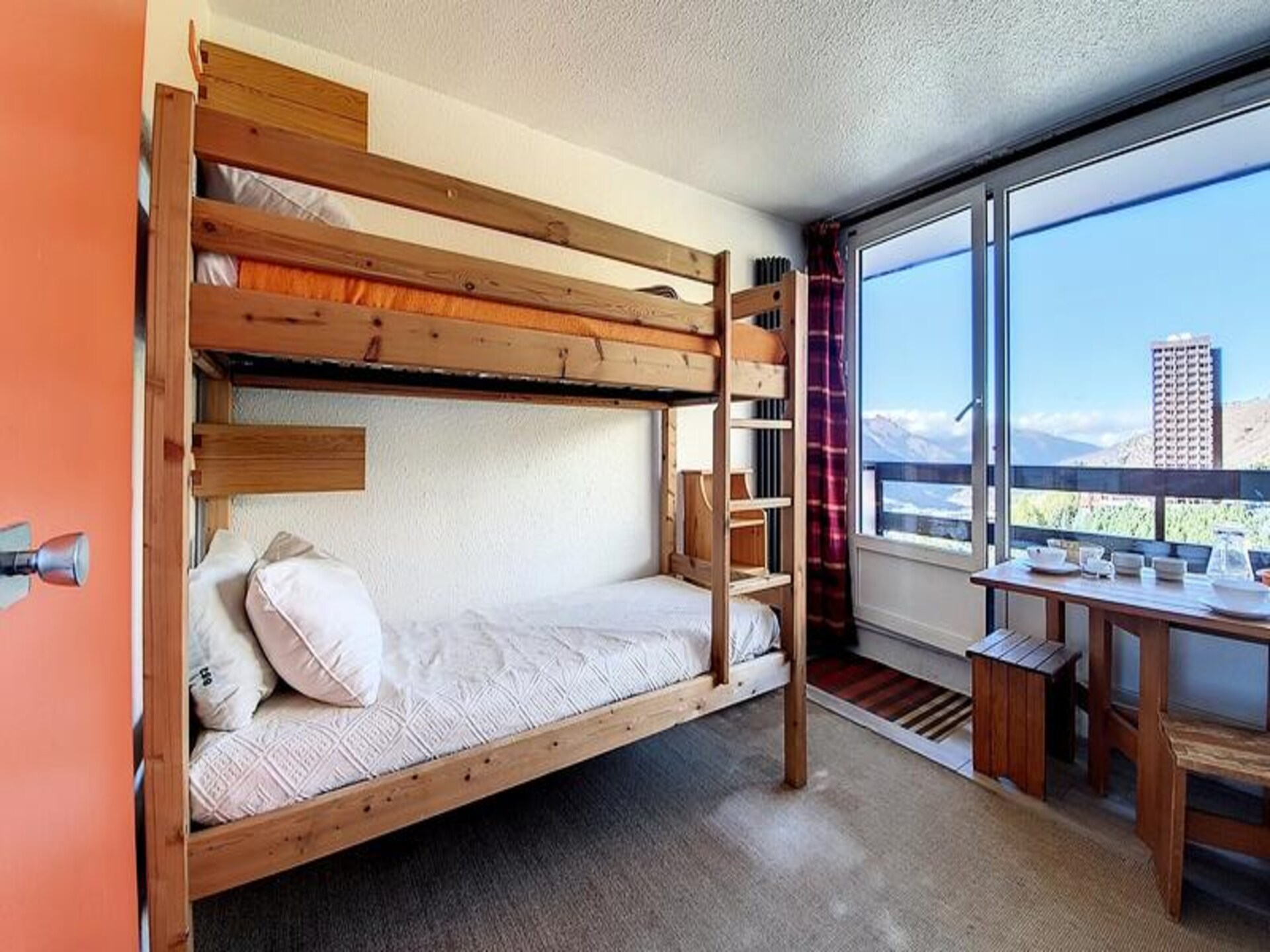 Knusse studio op de 8e verdieping met balkon, direct aan de piste in Les Menuires - foto 12