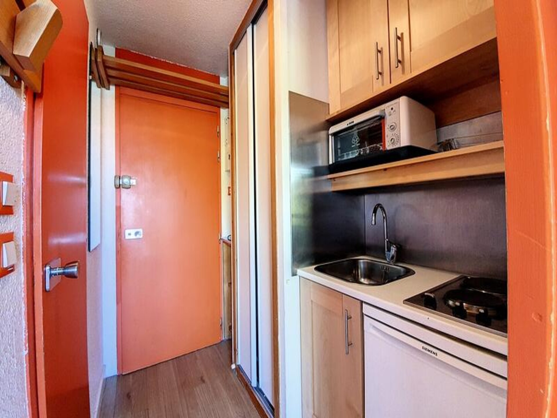 Knusse studio op de 8e verdieping met balkon, direct aan de piste in Les Menuires - foto 13