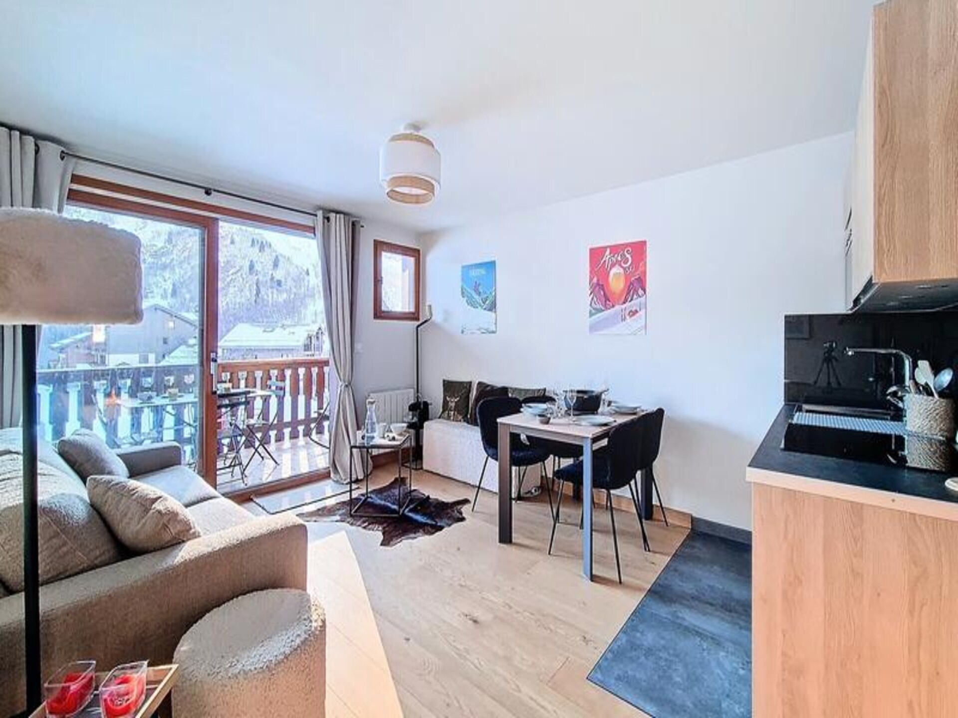 Knus appartement met balkon op het zuiden vlakbij de gondel - foto 3