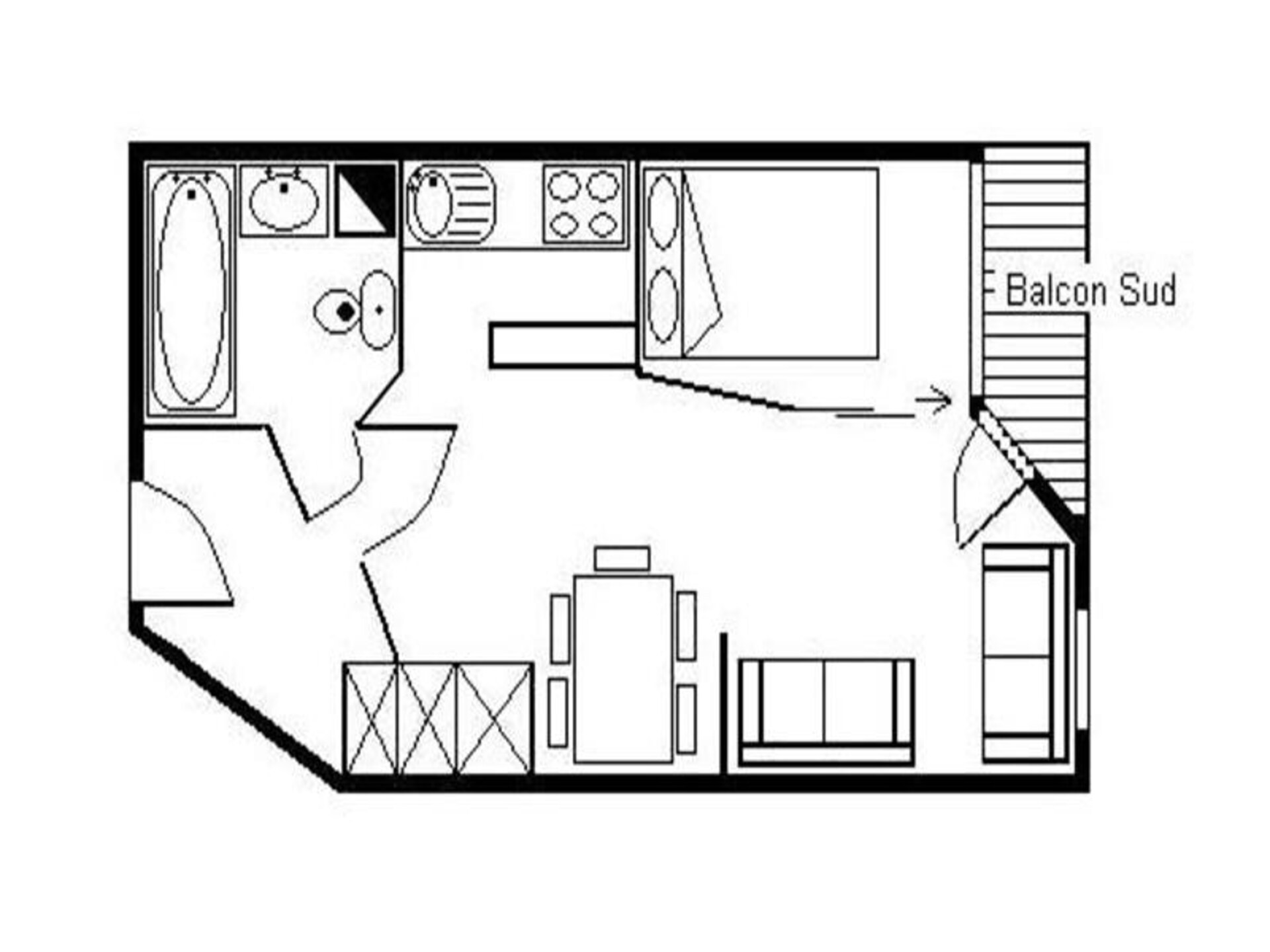 Appartement op 50m van de piste met panoramisch uitzicht in Reberty 2000 - foto 20