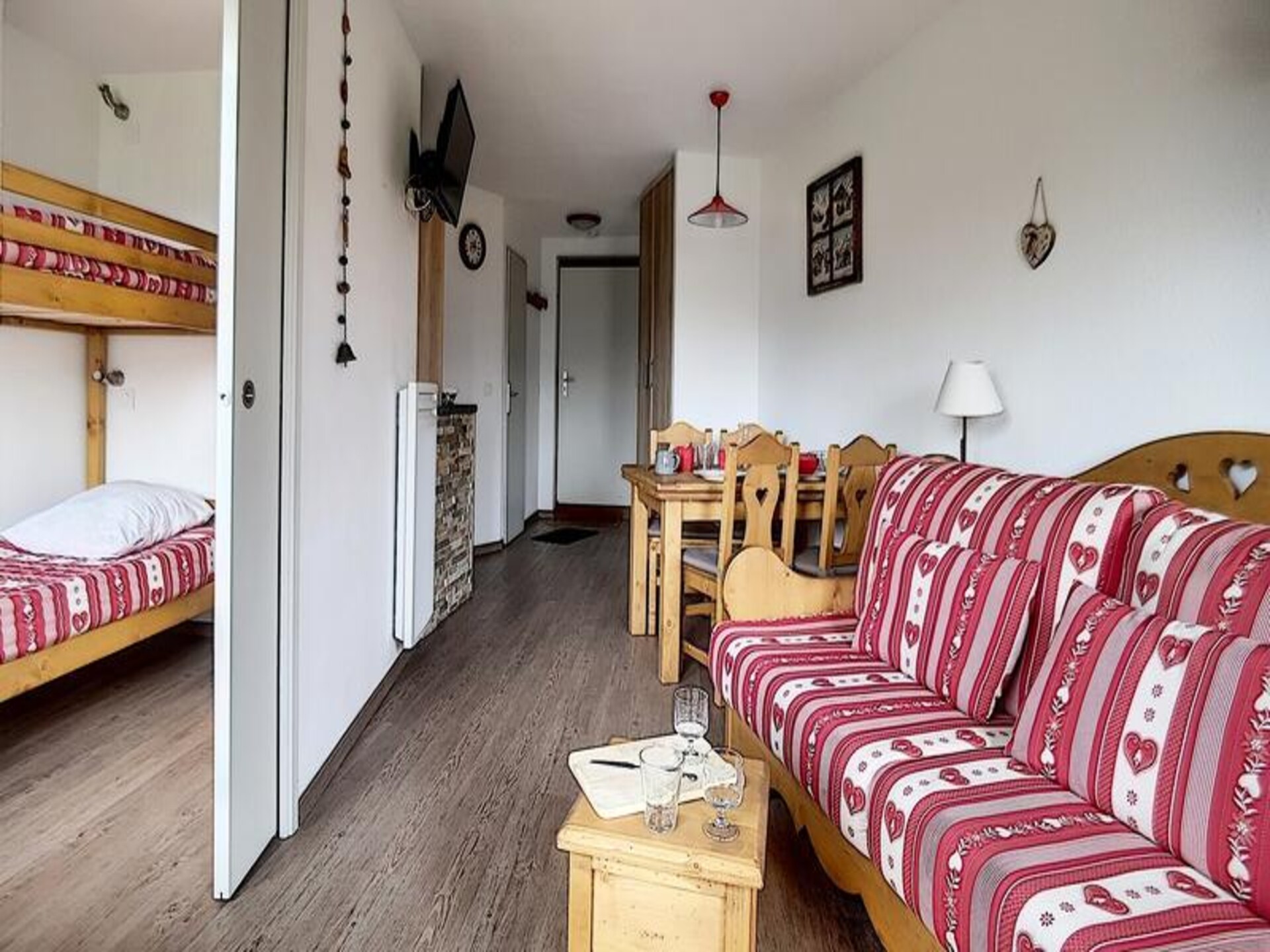 Appartement Necou: Ski-in ski-out in Reberty 2000 met panoramisch uitzicht - foto 11