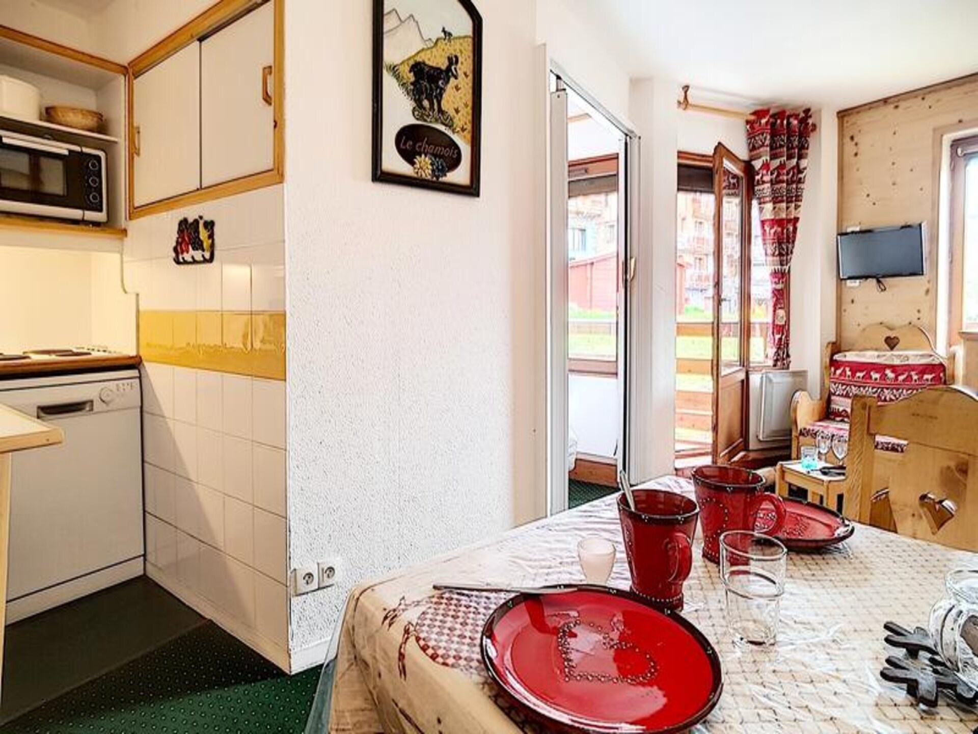 Appartement Necou: Ski-in, ski-out met panoramisch uitzicht op Val Thorens - foto 12
