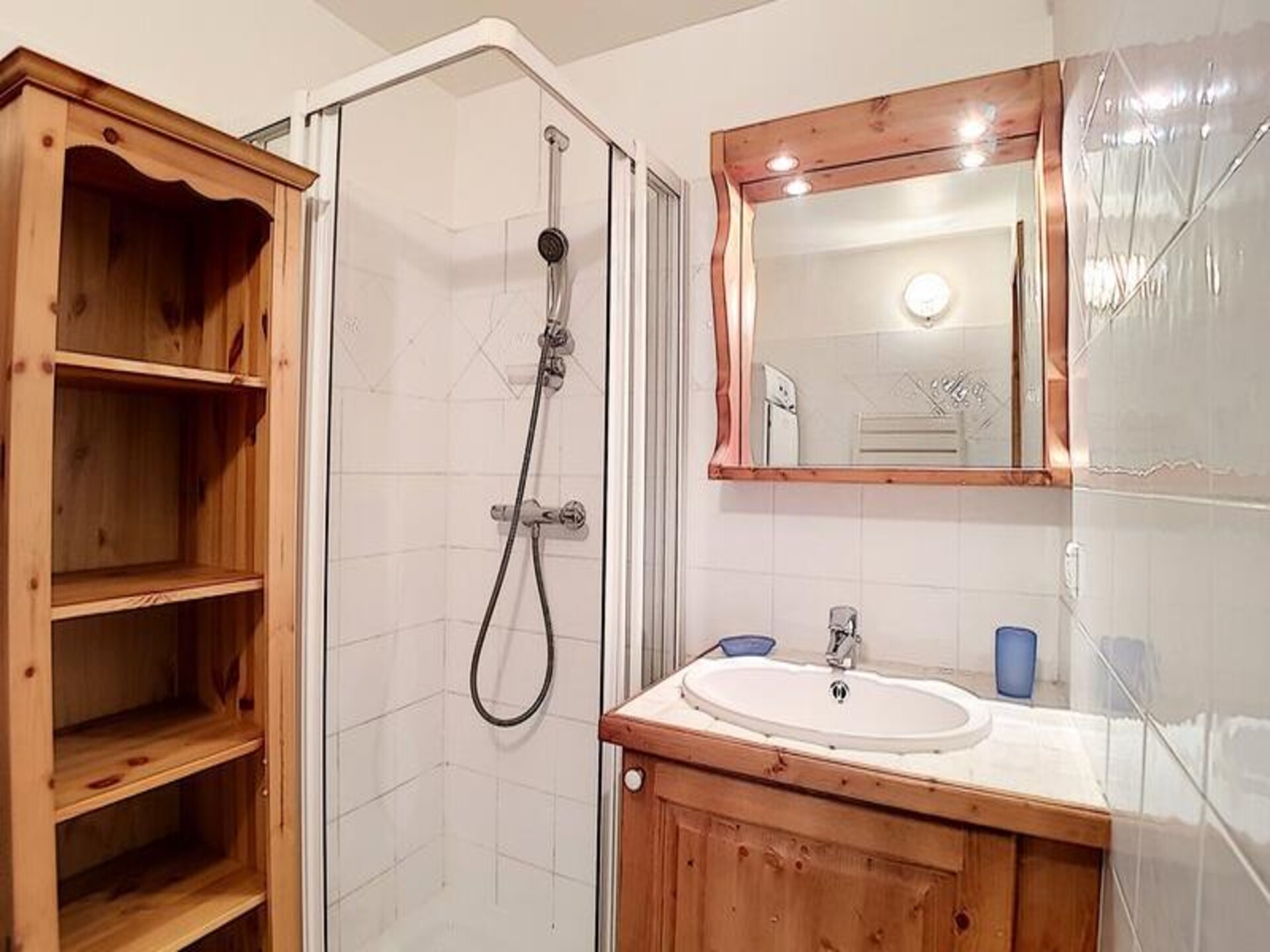 Appartement 6p direct aan piste Les Belleville, balkon west - foto 19