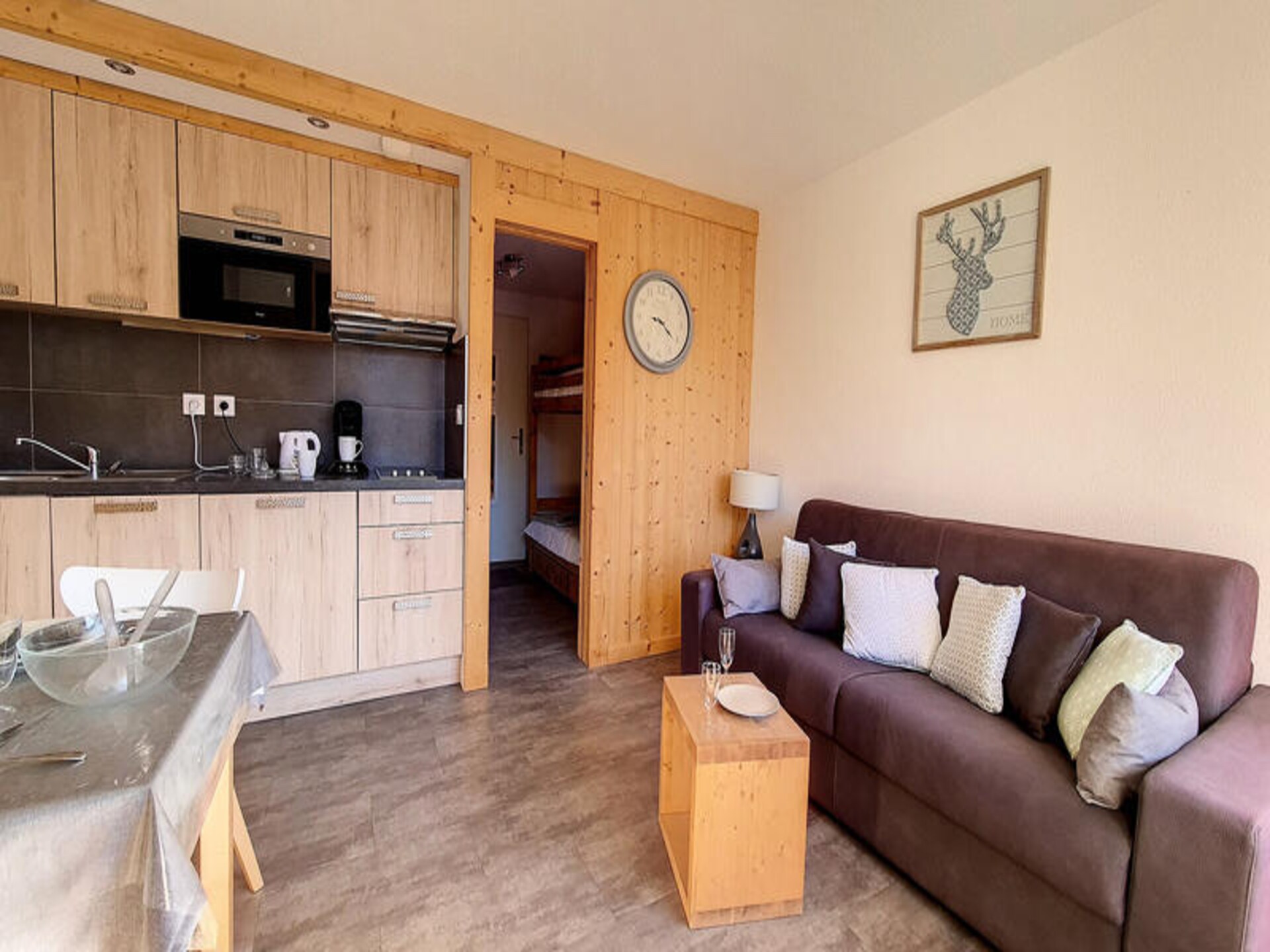 Zonnig studio-appartement op de 7e verdieping met direct uitzicht op de pistes in Les Menuires - foto 11