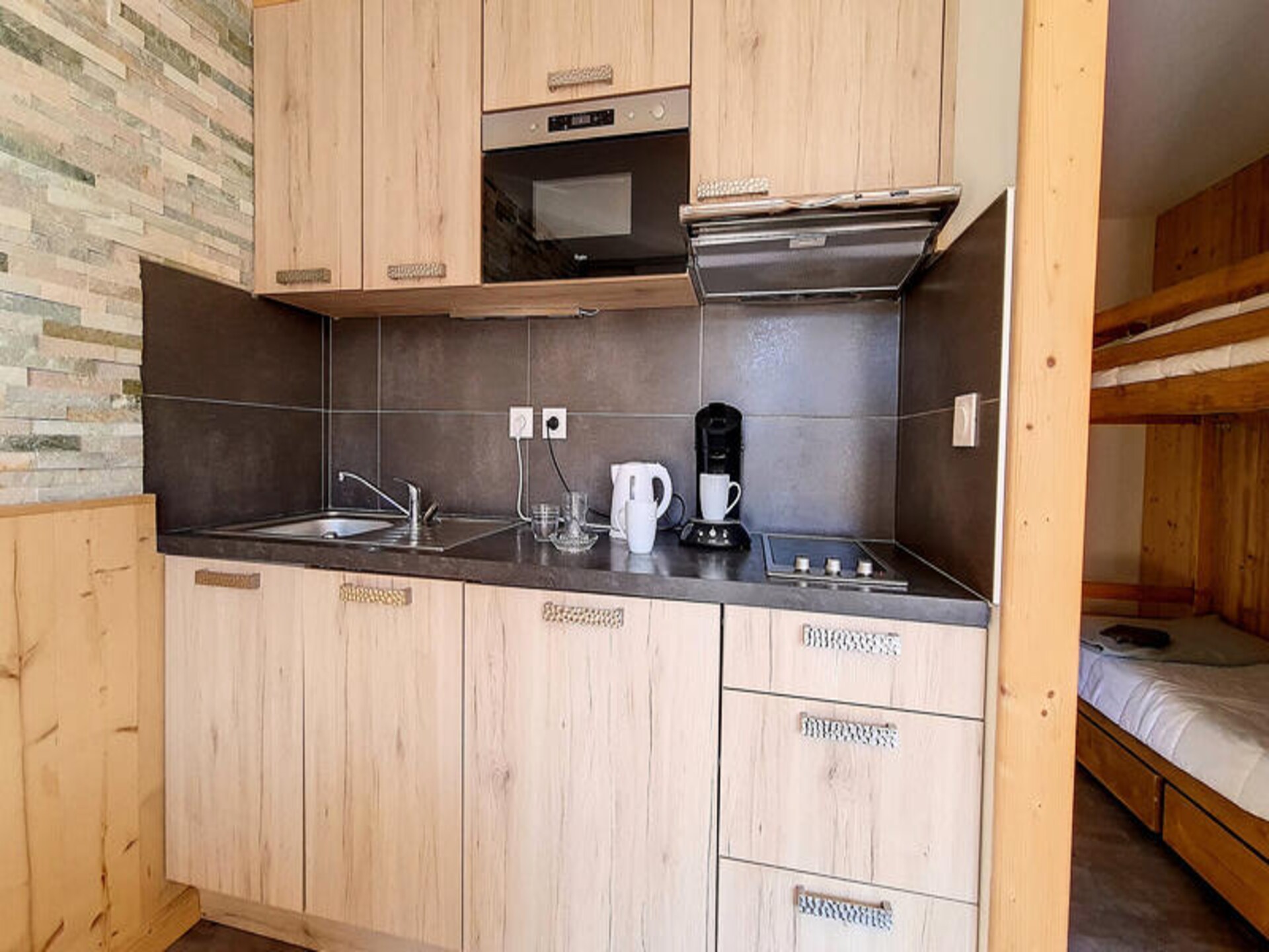 Zonnig studio-appartement op de 7e verdieping met direct uitzicht op de pistes in Les Menuires - foto 13