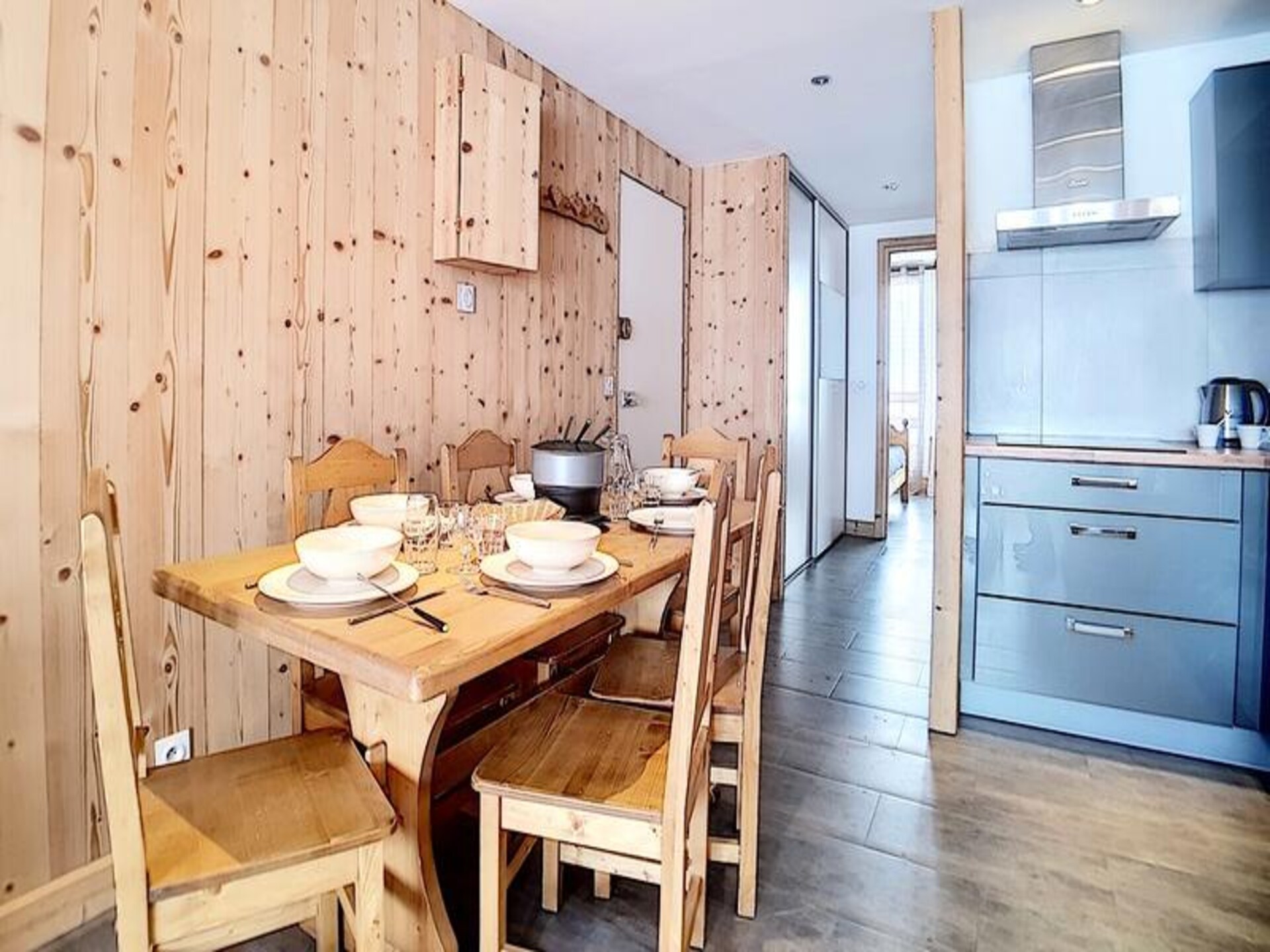 Knus appartement op de piste in Les Belleville – 5 personen - foto 5