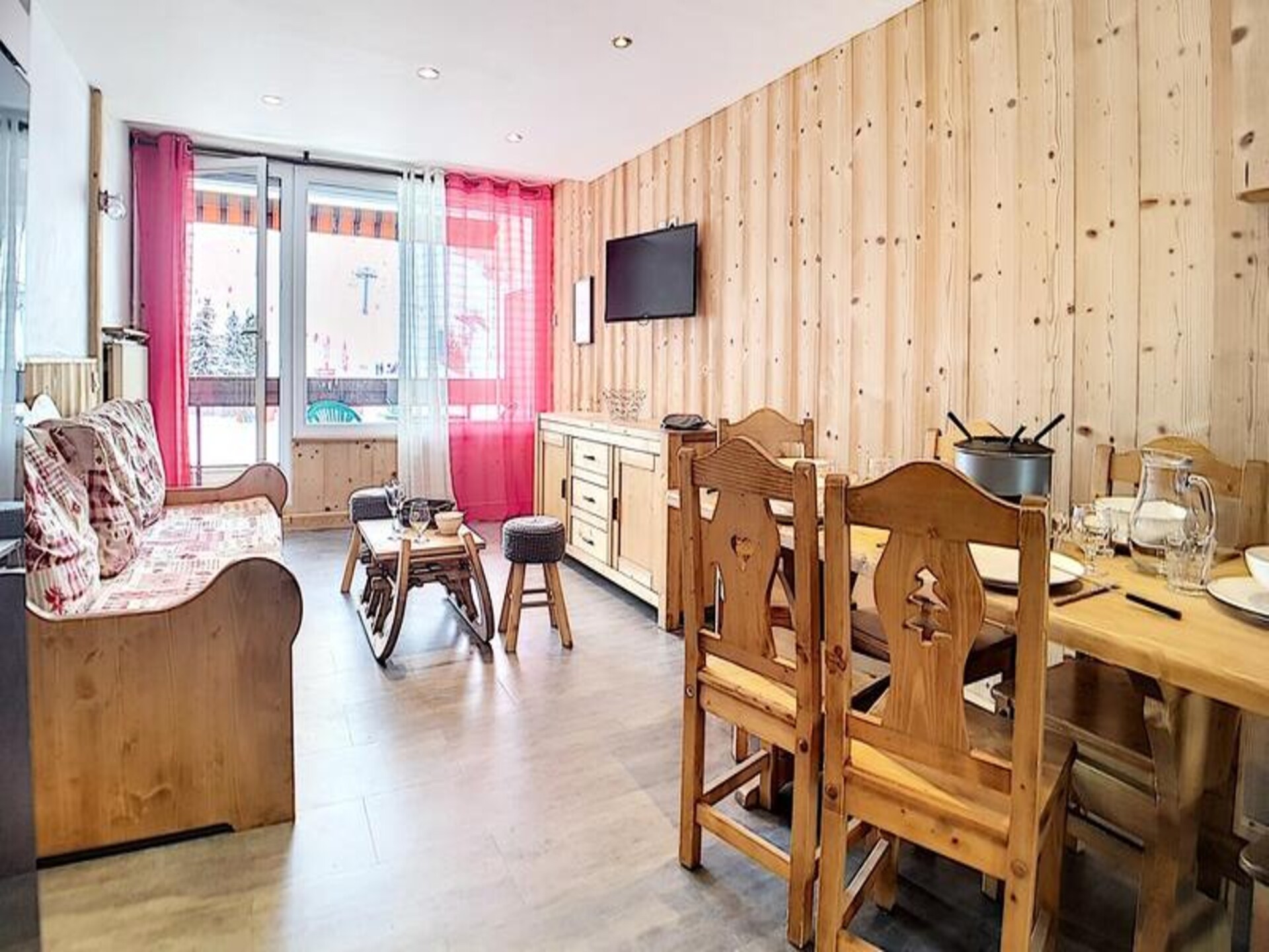 Knus appartement op de piste in Les Belleville – 5 personen - foto 10