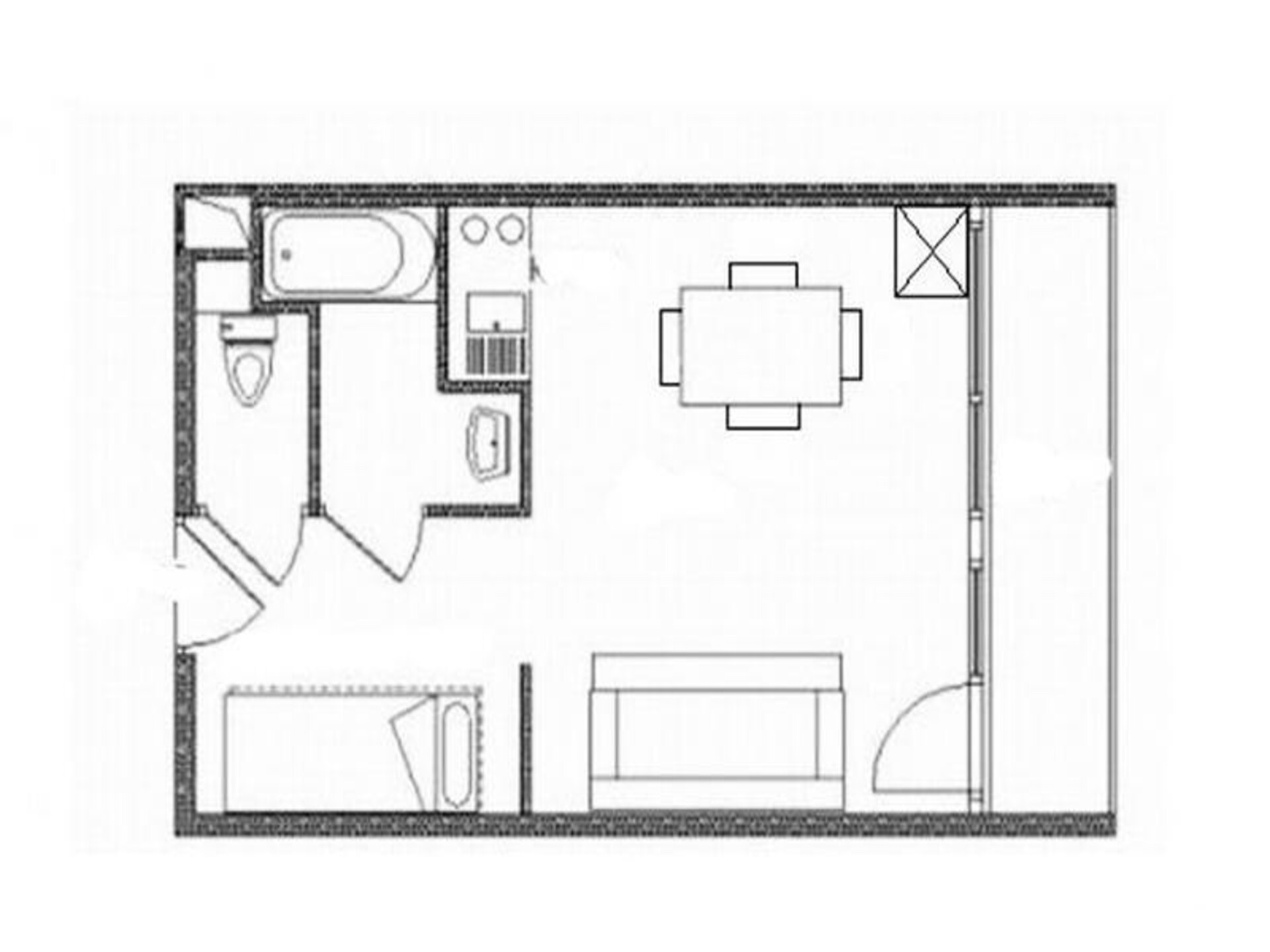 Résidence Ski Soleil: knus appartement met ski-in/ski-out in Les Menuires - foto 9