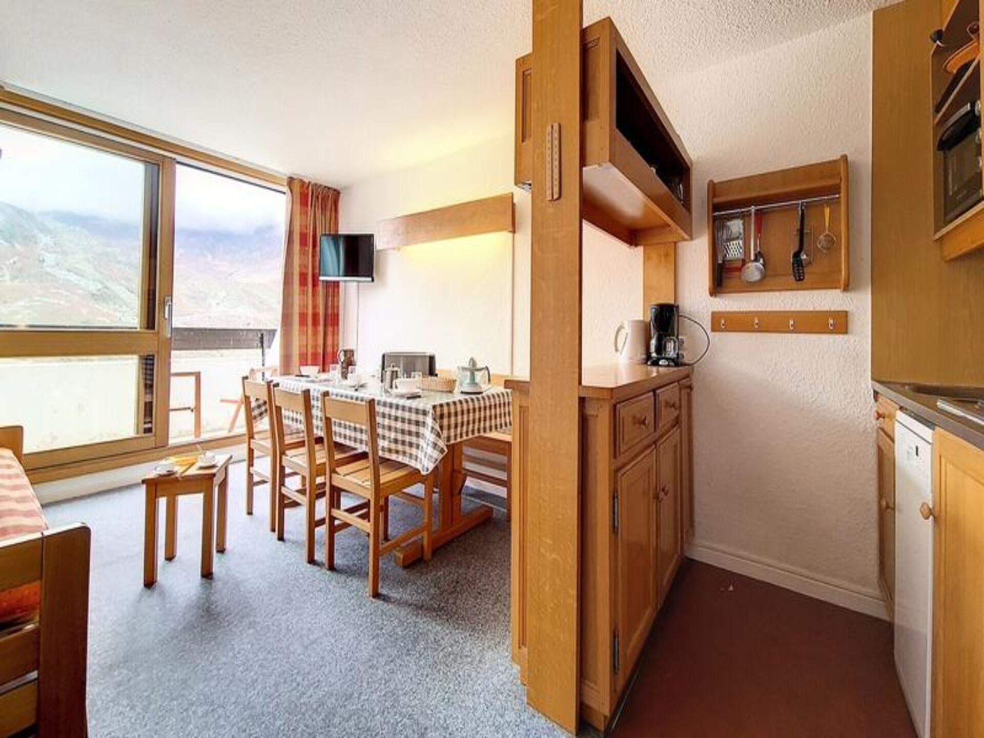 Triplex appartement op de piste in Les Menuires met panoramisch uitzicht - foto 12