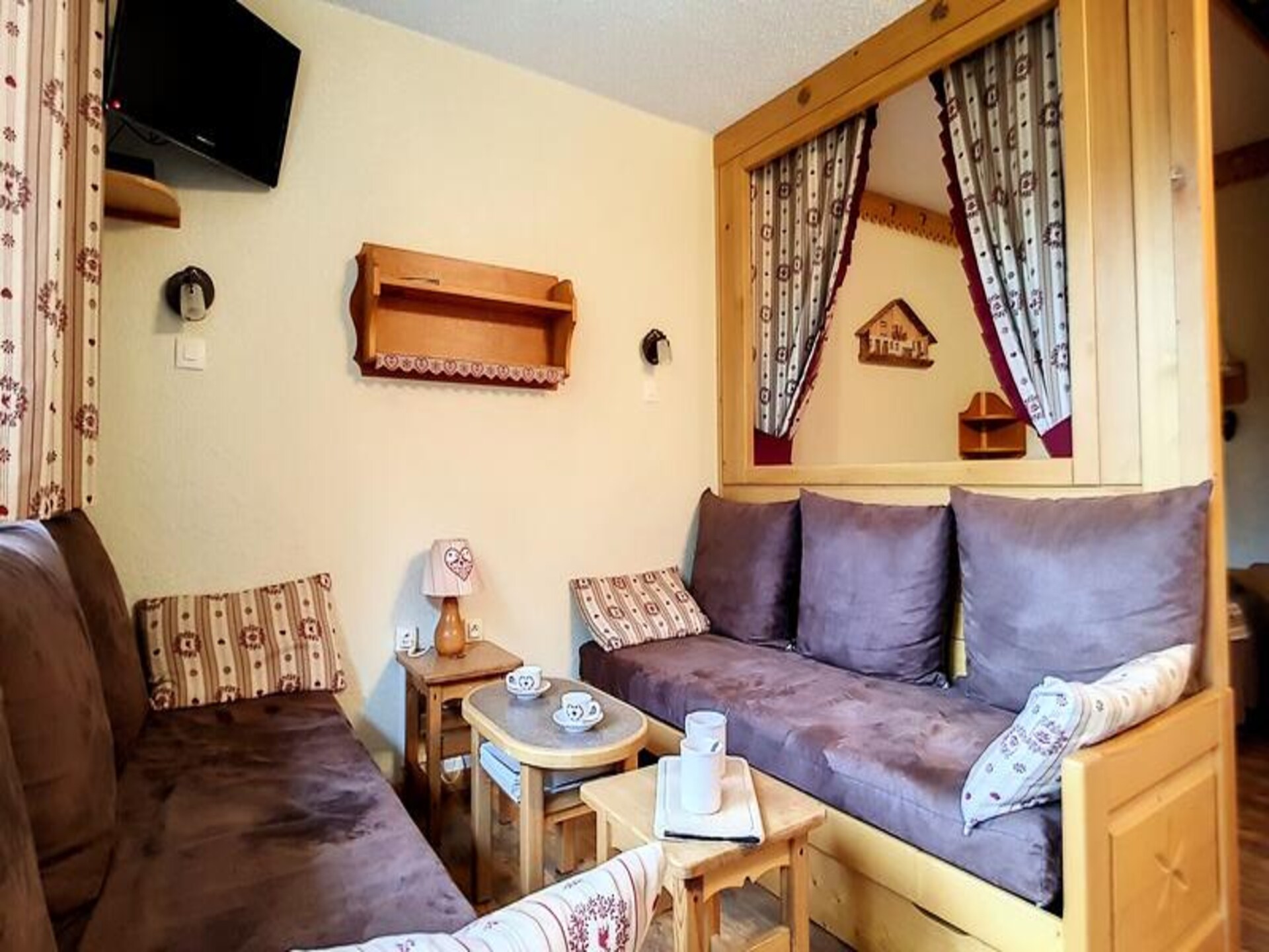 Ski-in/ski-out appartement op 1850m met zuidbalkon in Les Menuires - foto 17