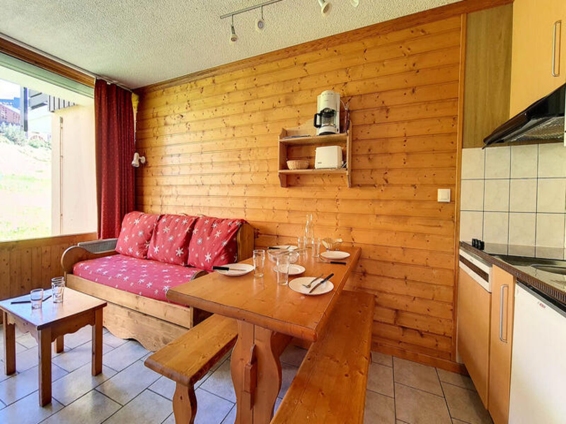 Gezellig appartement in Les Menuires met skilift op loopafstand en balkon - foto 13