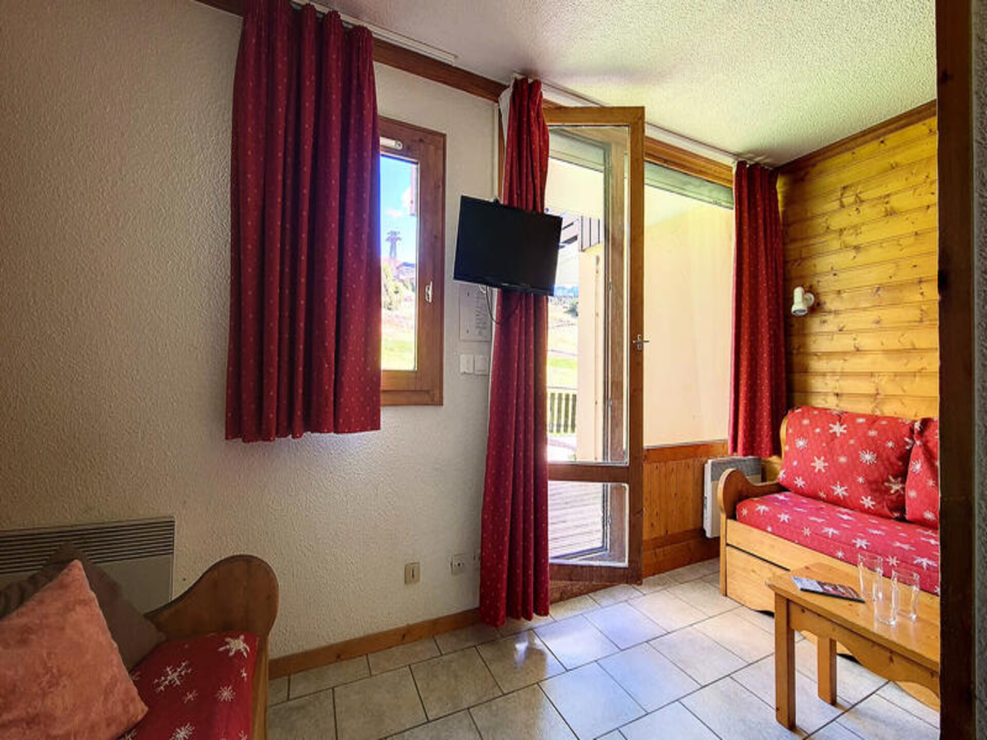 Gezellig appartement in Les Menuires met skilift op loopafstand en balkon - foto 14