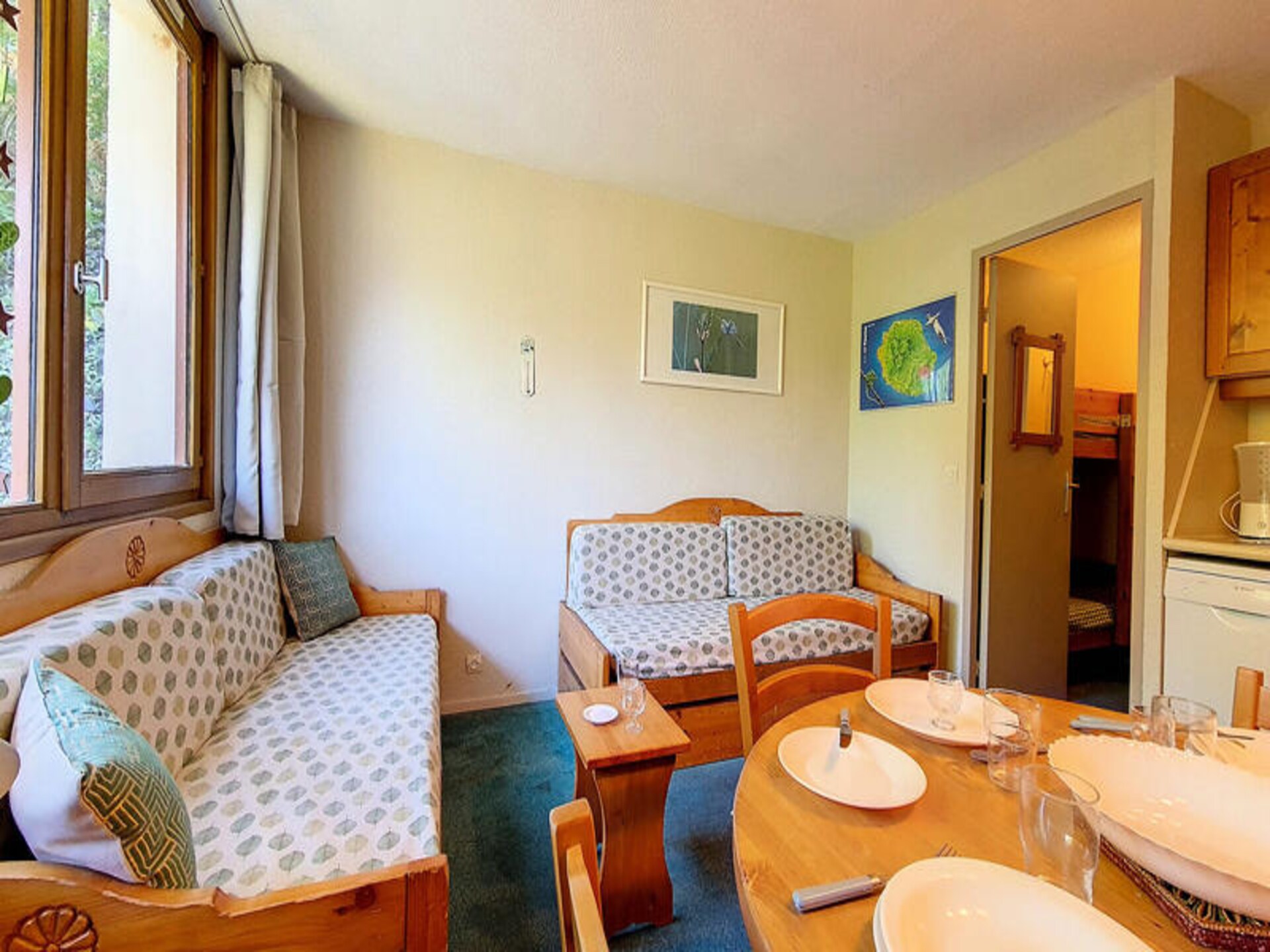 Knus ski-in/ski-out studio-appartement in Reberty 1850, Les Belleville - foto 16
