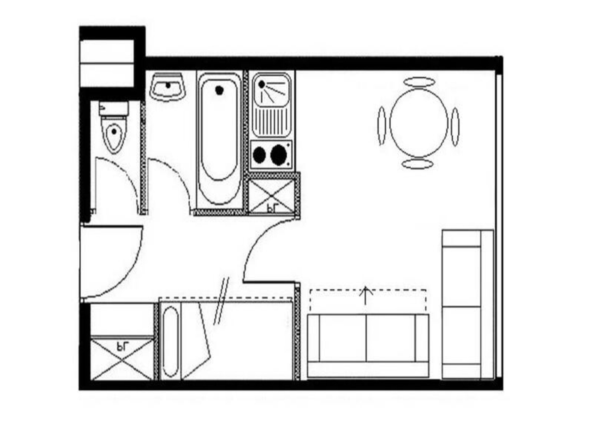 Knus ski-in/ski-out studio-appartement in Reberty 1850, Les Belleville - foto 20