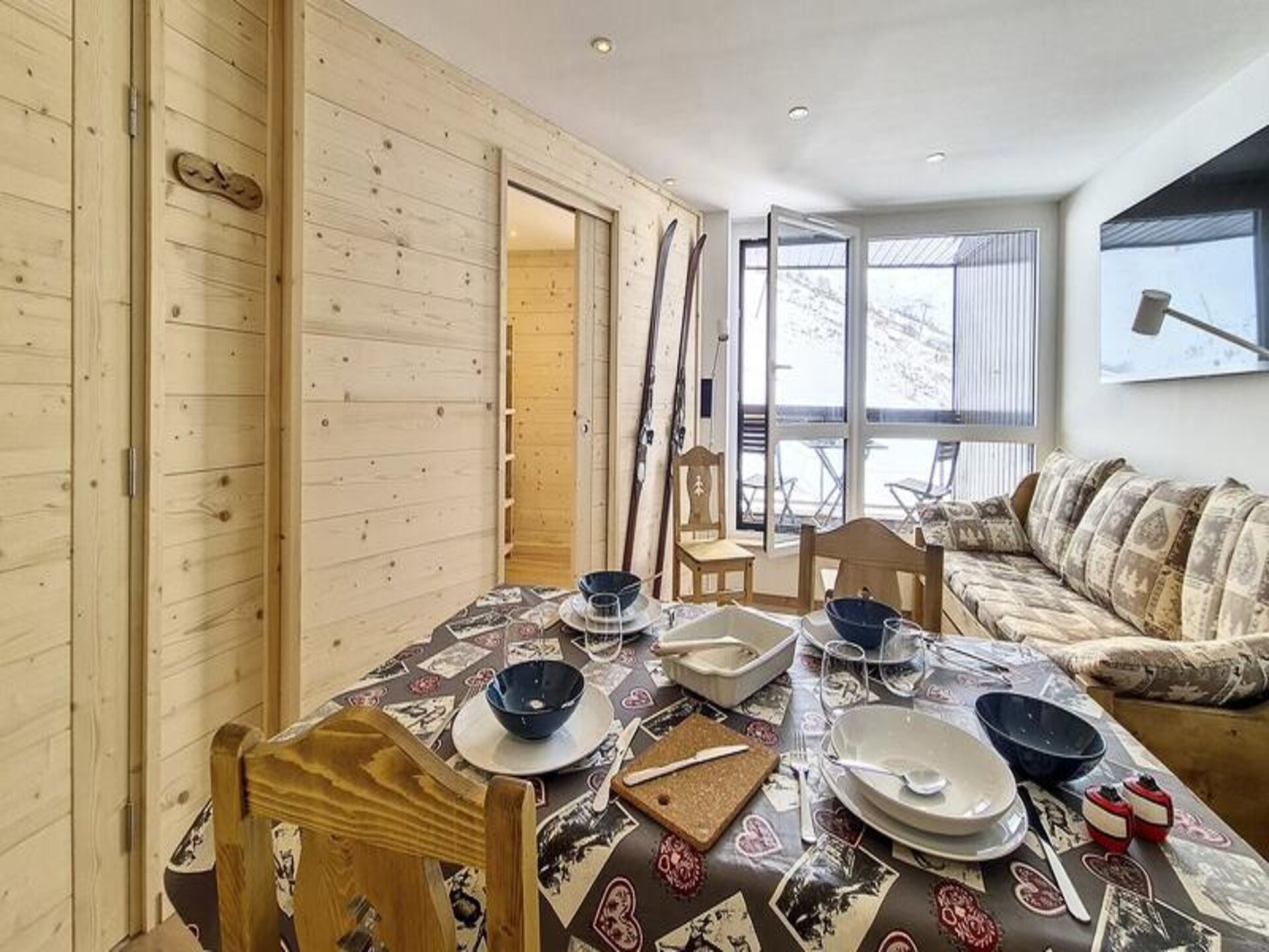 Ski-in/ski-out appartement op de piste in Reberty 1850 - foto 12