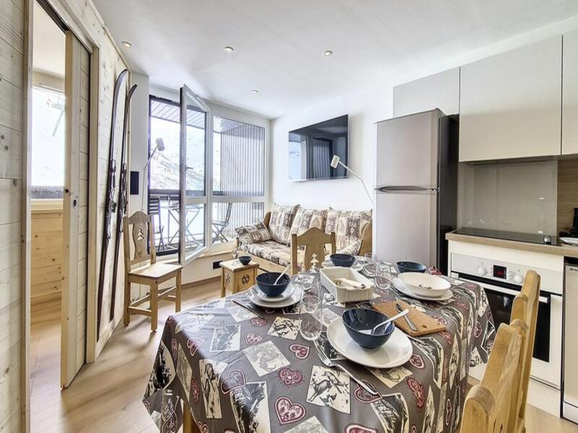 Ski-in/ski-out appartement op de piste in Reberty 1850 - foto 13