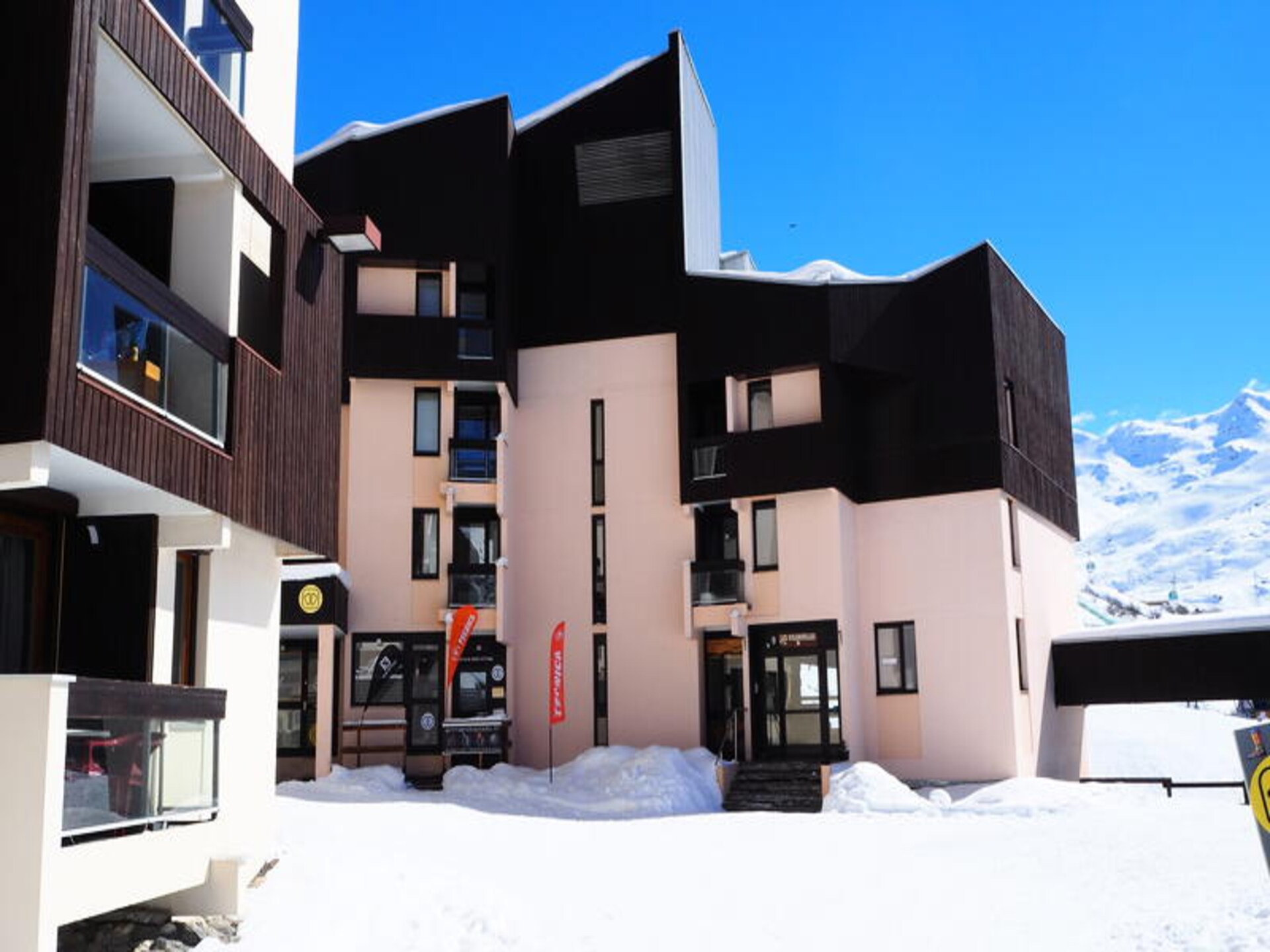 Knusse ski-in/ski-out studio op 1850m hoogte in Reberty, Les Menuires - foto 6