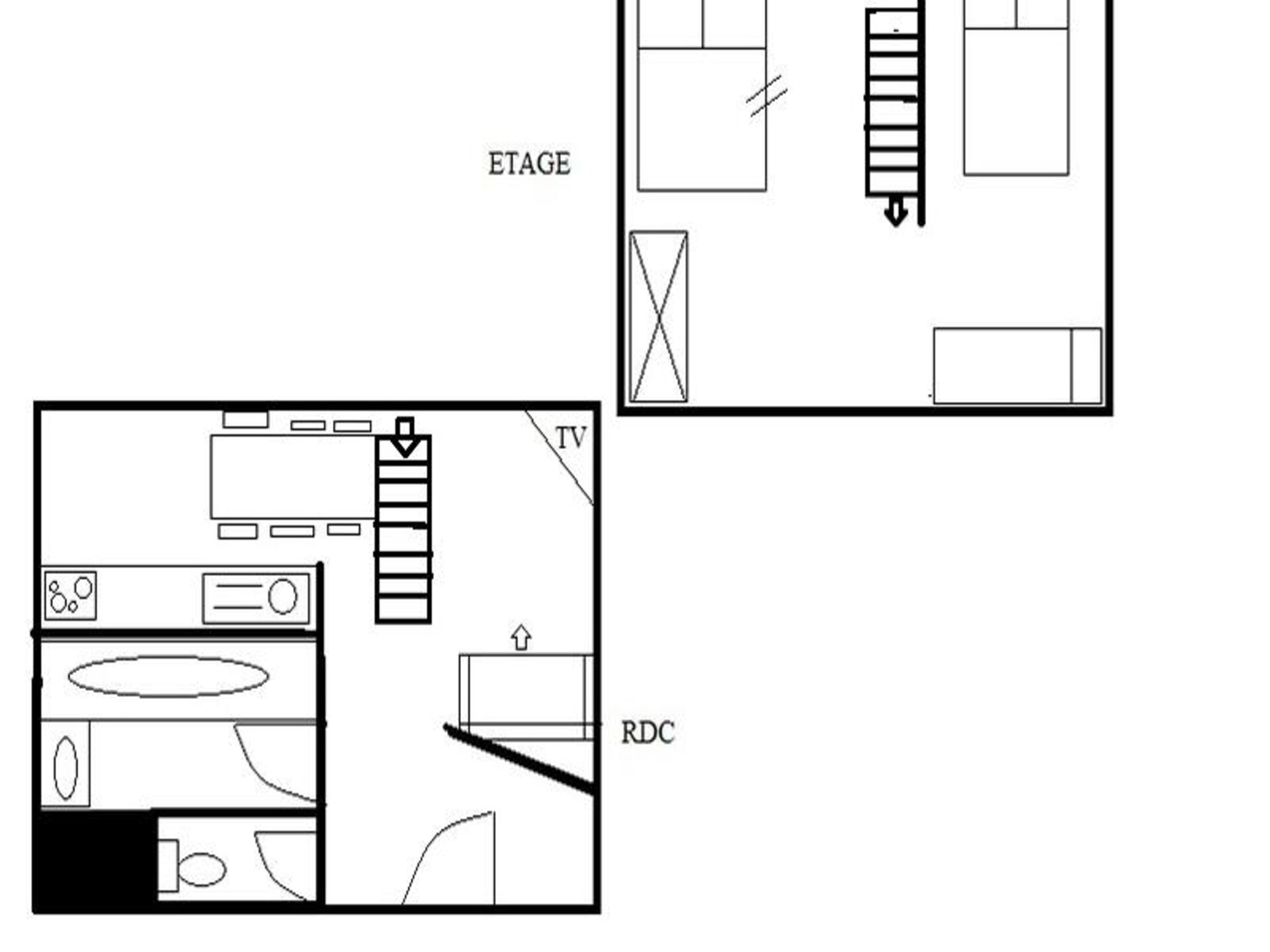 Appartement Résidence Gentianes in Les Menuires, 20m van de piste - foto 18