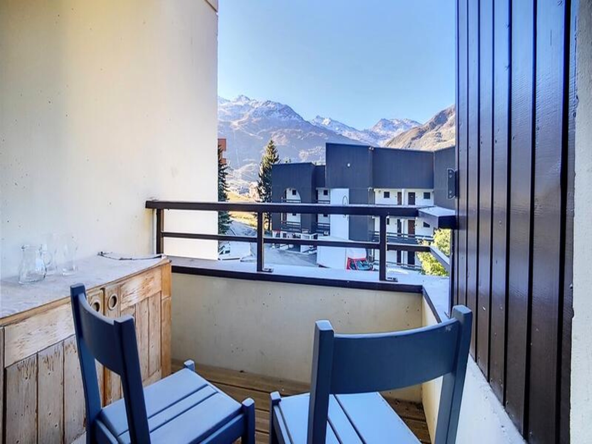 Appartement 5p met balkon op 20m van de piste in Les Menuires - foto 17