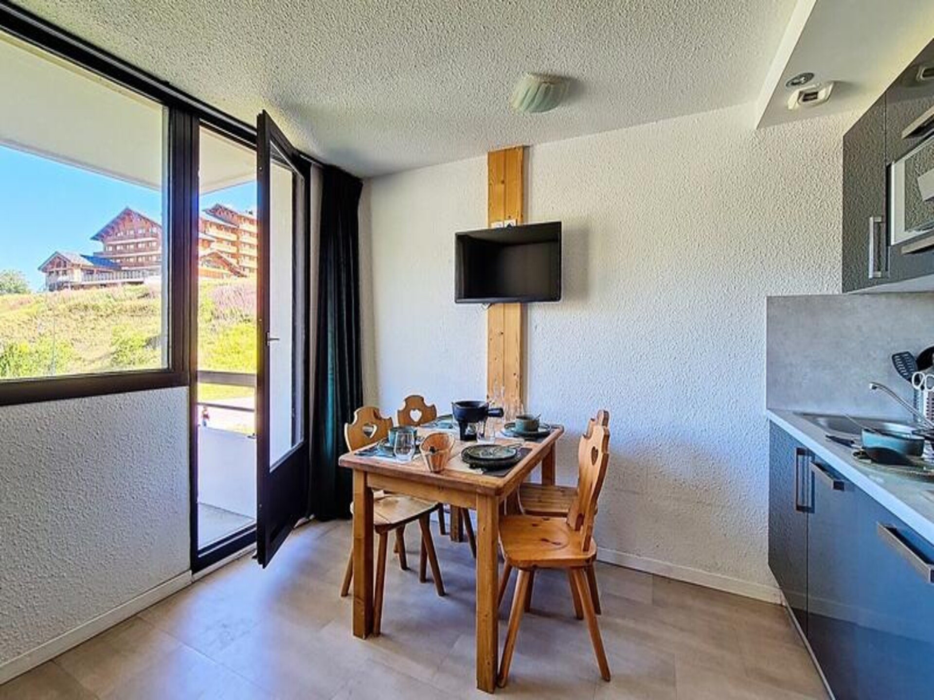 Knusse studio op 250m van de piste in Reberty 1850 met balkon - foto 12