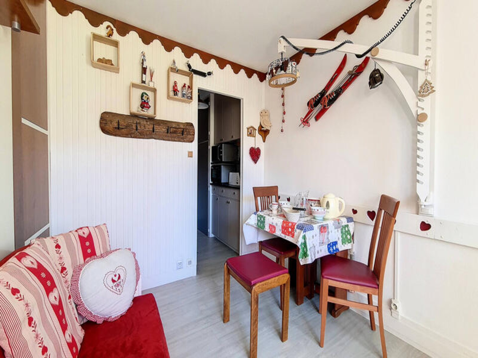 Knusse studio op 50m van de piste in Les Menuires met zuidbalkon - foto 7