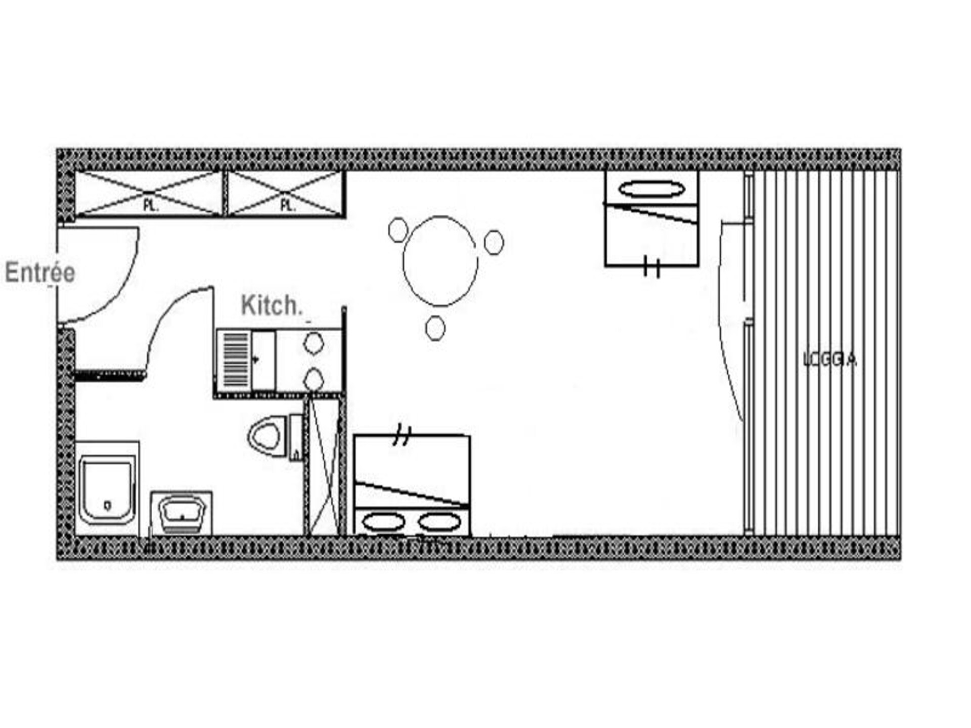 Knusse studio op 50m van de piste in Les Menuires met zuidbalkon - foto 21