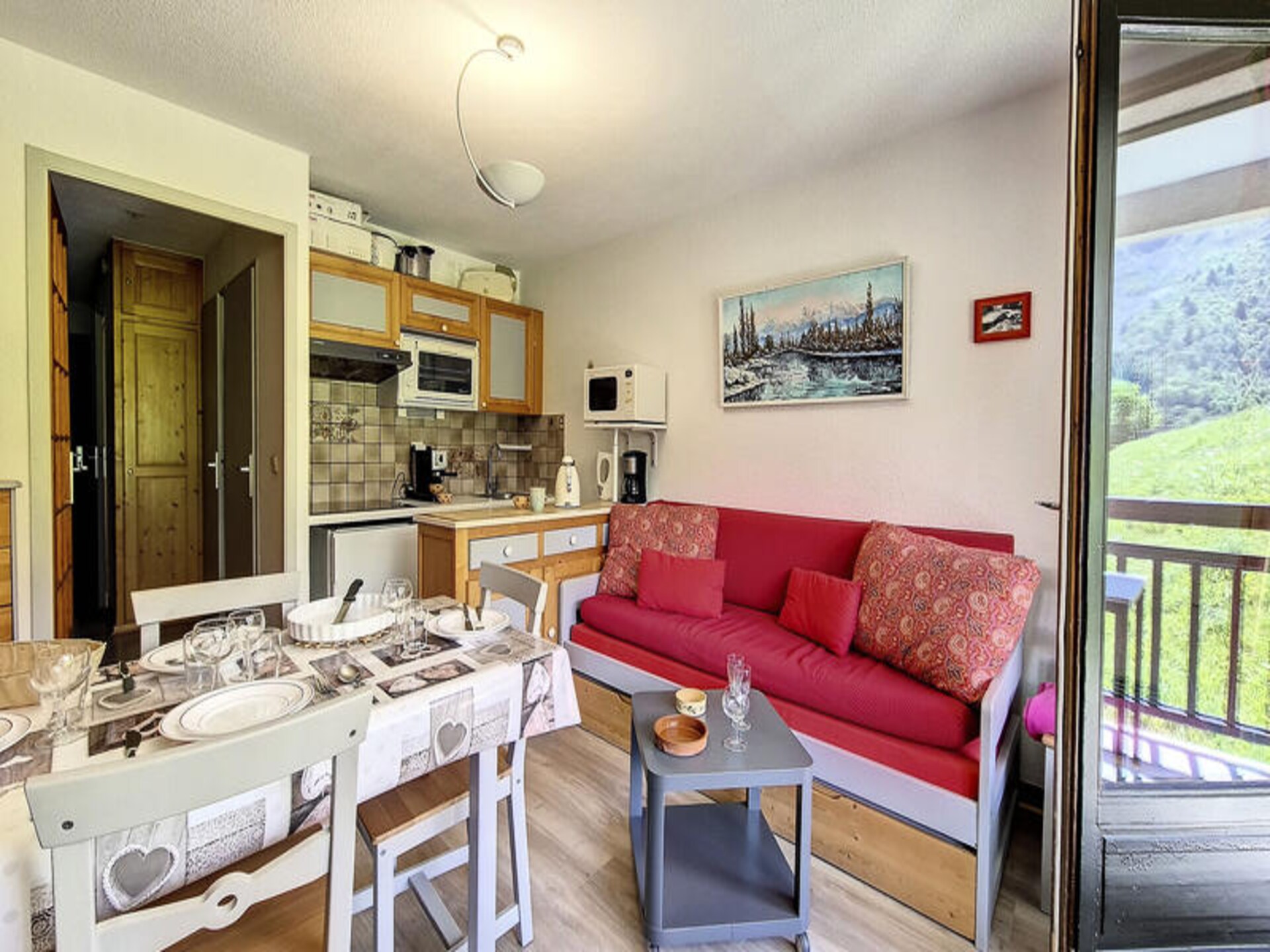 Knus appartement op 2 minuten van de gondellift in Les 3 Vallées - foto 8