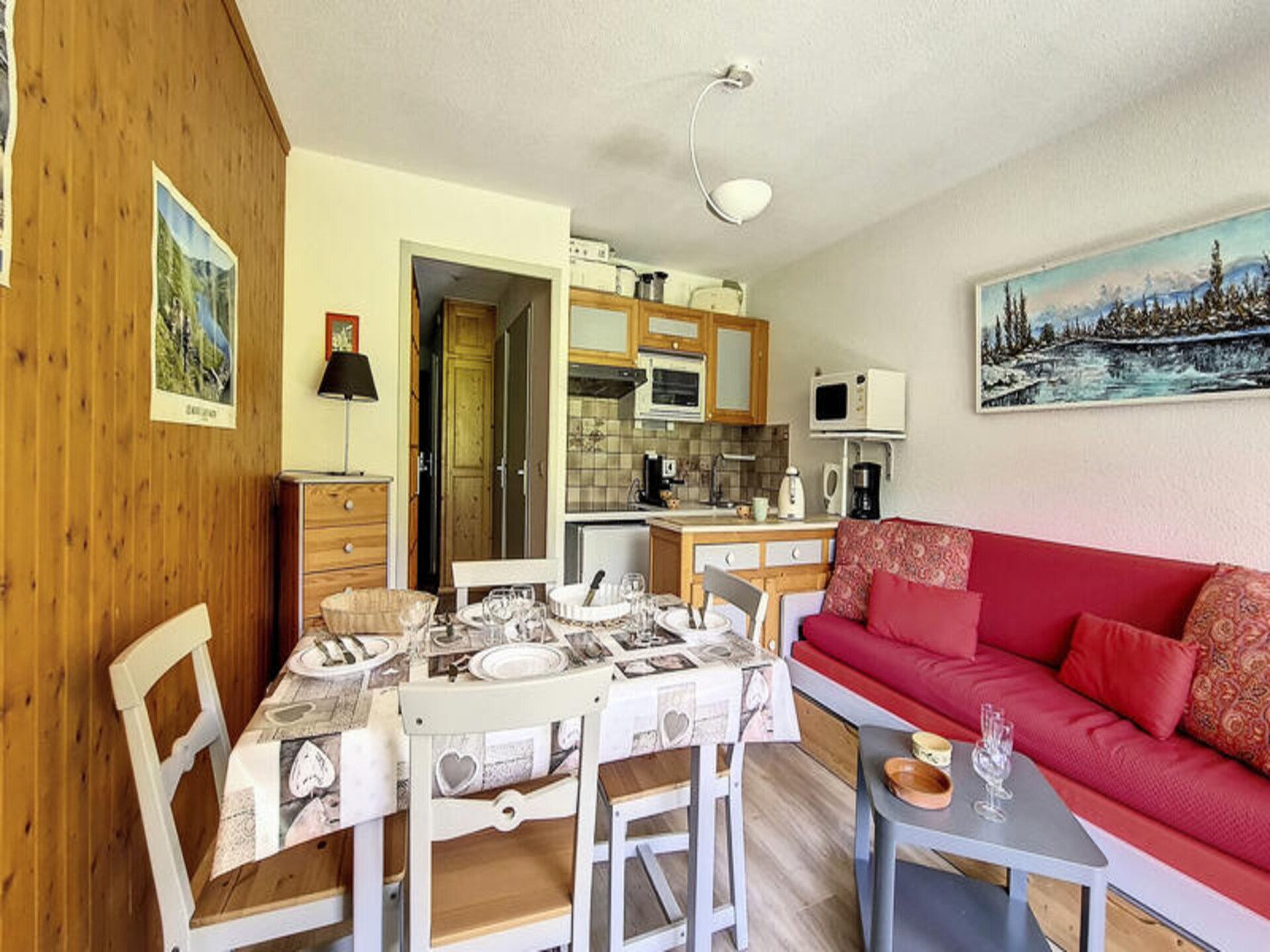 Knus appartement op 2 minuten van de gondellift in Les 3 Vallées - foto 9