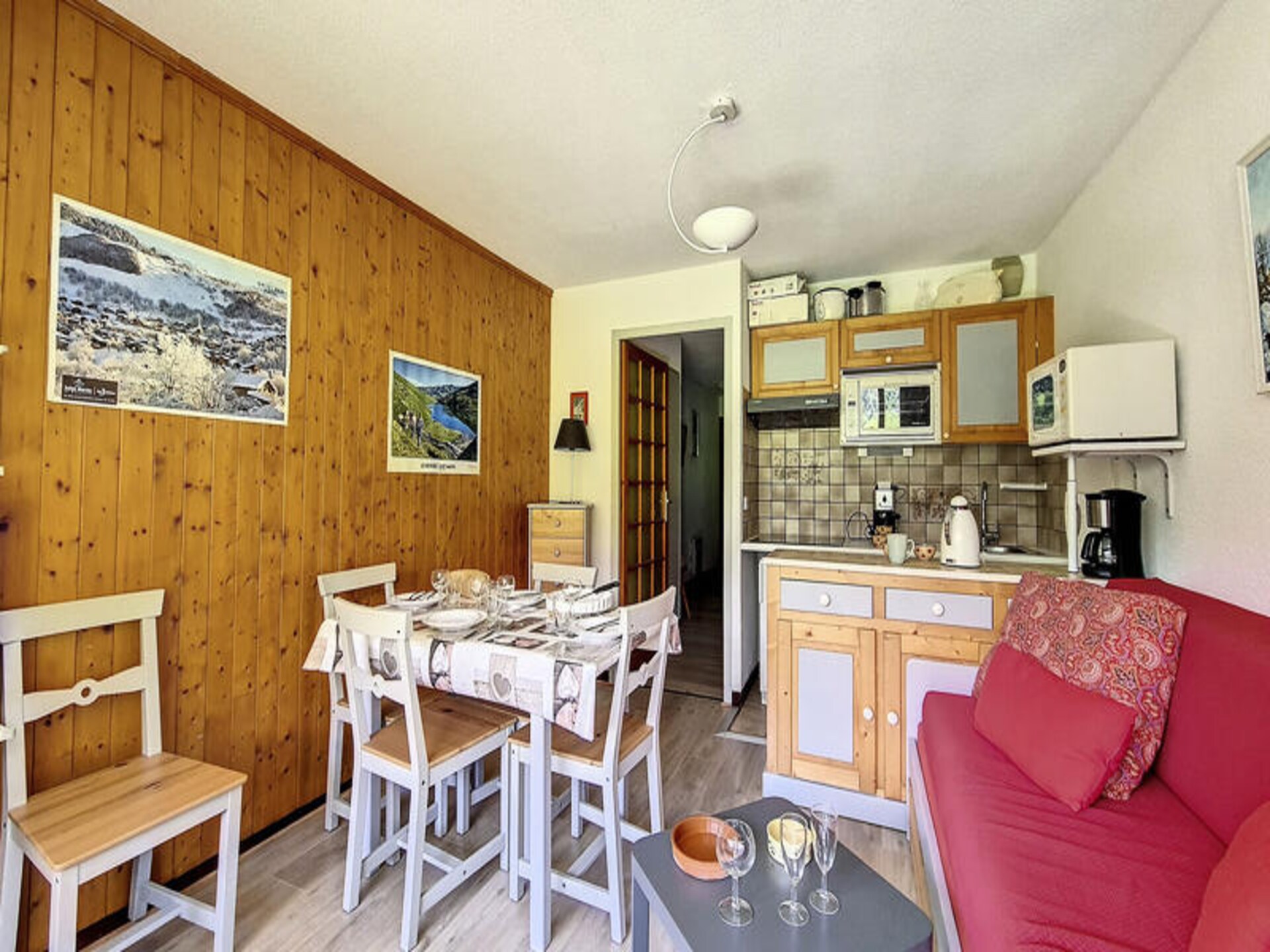 Knus appartement op 2 minuten van de gondellift in Les 3 Vallées - foto 10