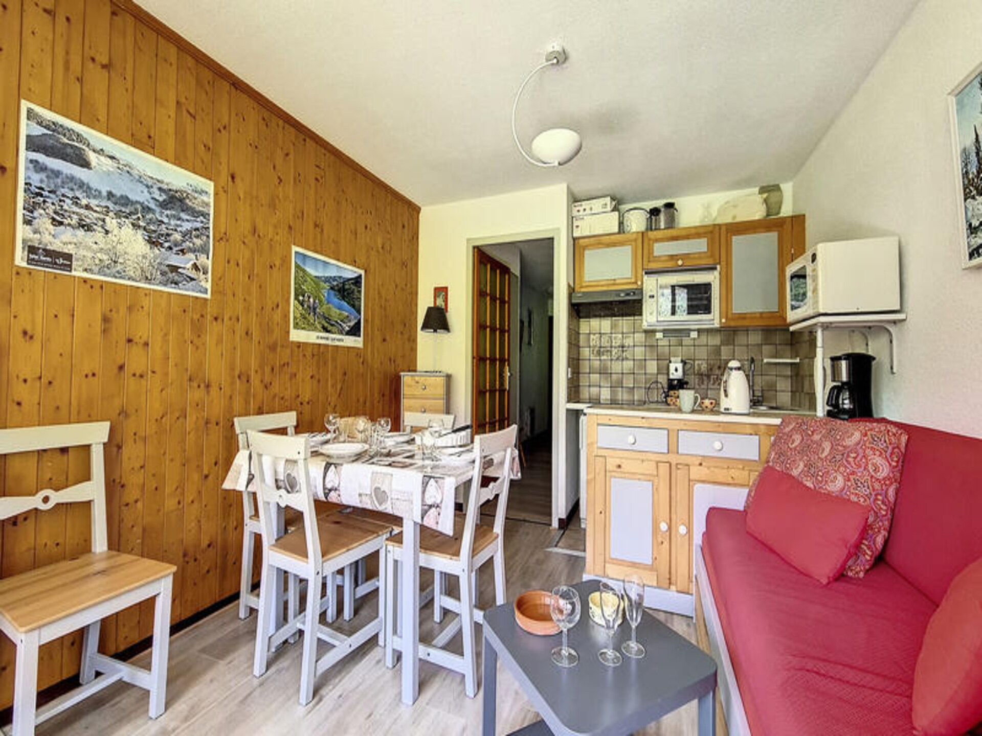 Knus appartement op 2 minuten van de gondellift in Les 3 Vallées - foto 13