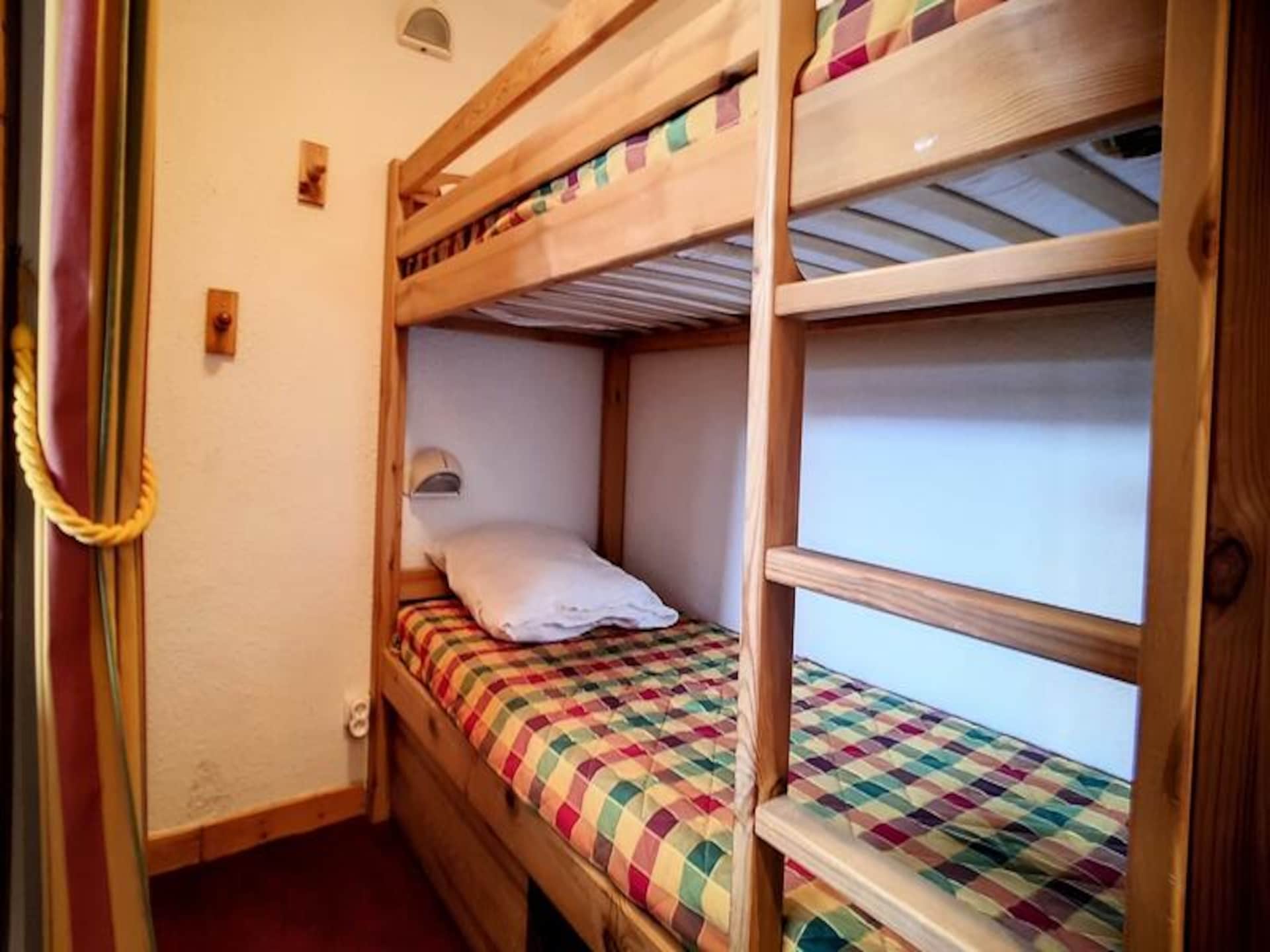 Duplex studio Cote Brune in Les Menuires met zuidwest balkon en ski-in/ski-out - foto 17