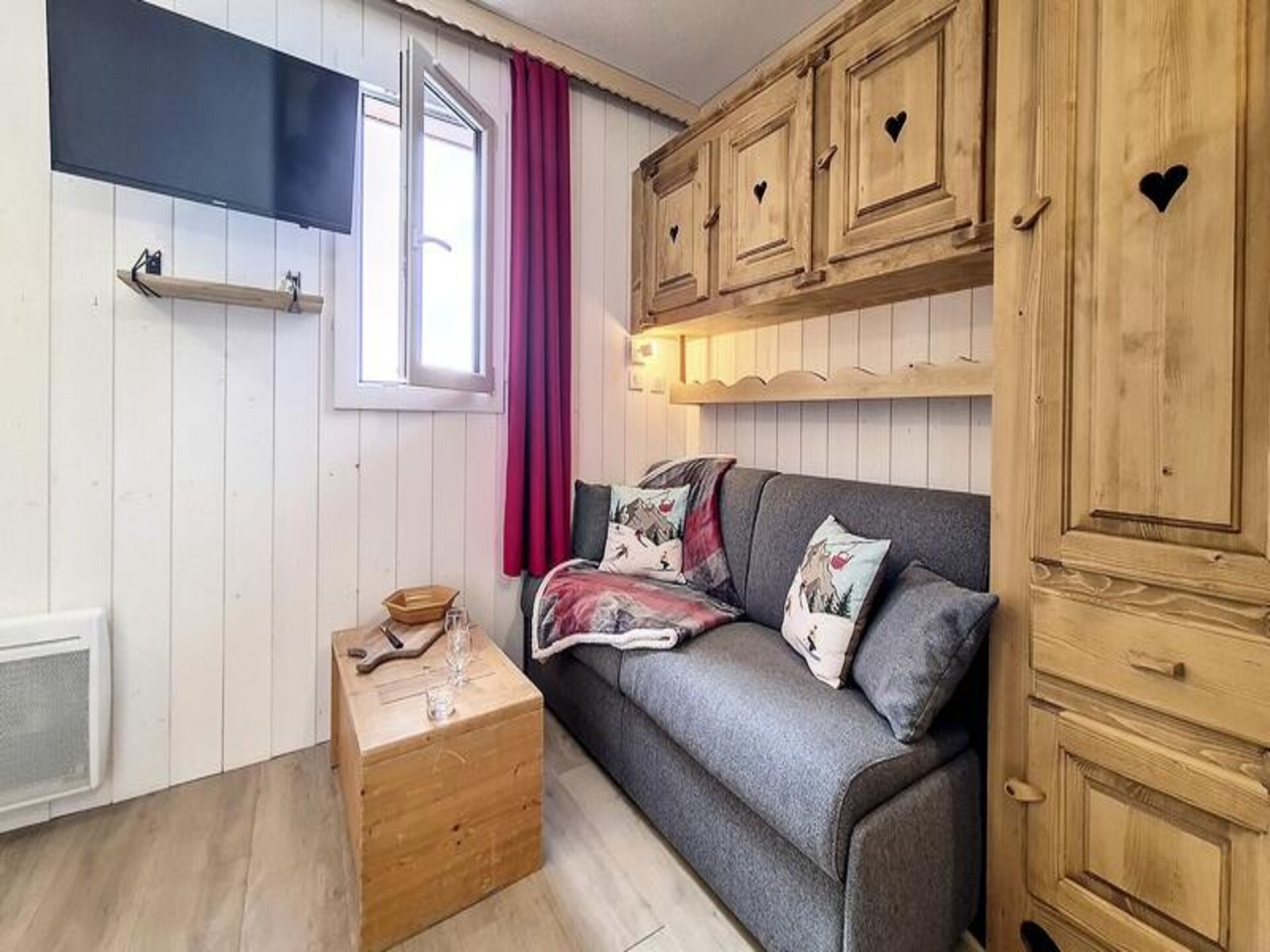 Knusse Alpenstudio met ski-in/ski-out in Les Menuires - foto 14