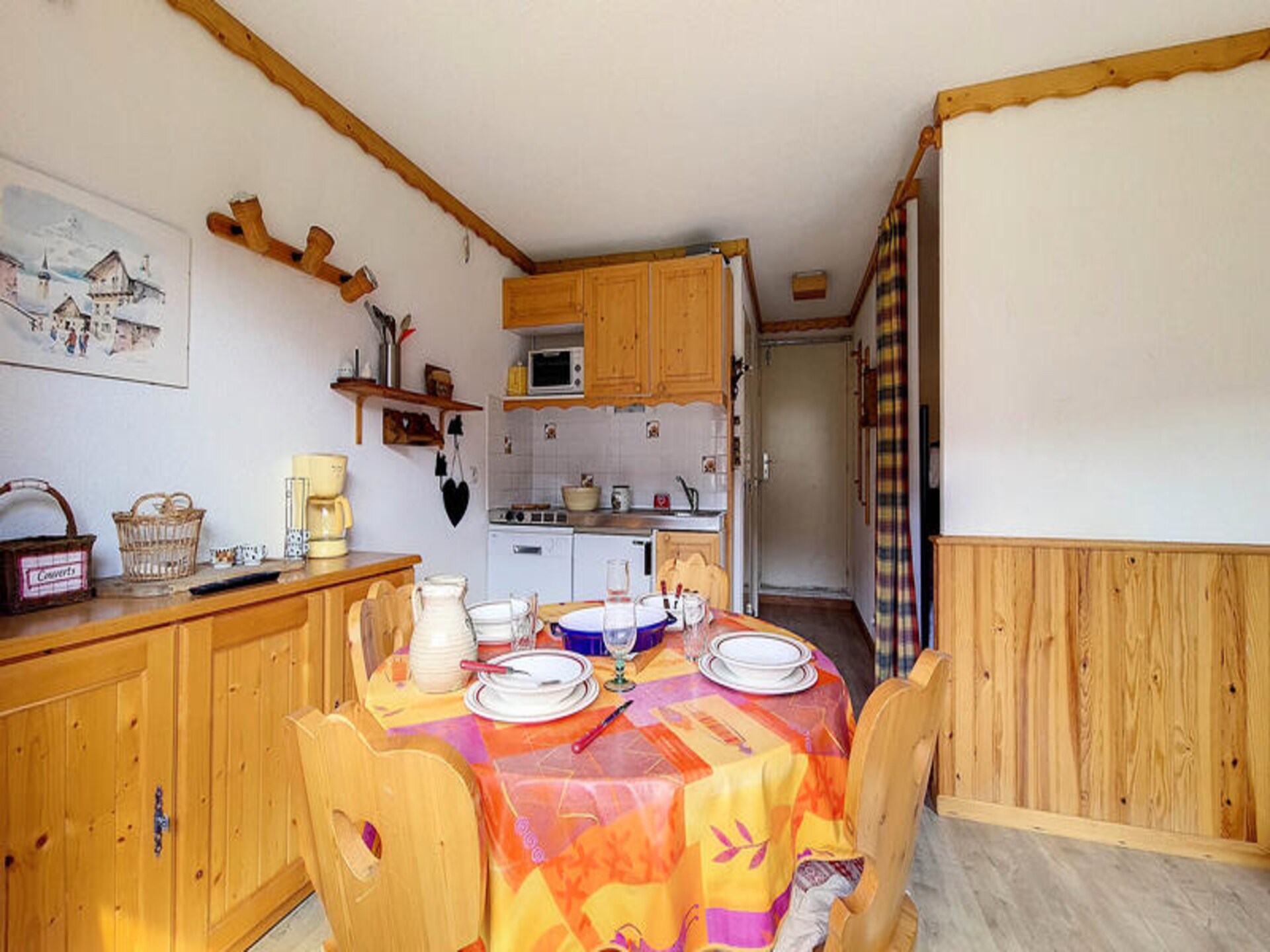 Studio Les Menuires: ski-in/ski-out met balkon op het westen in Résidence Sarvan - foto 11