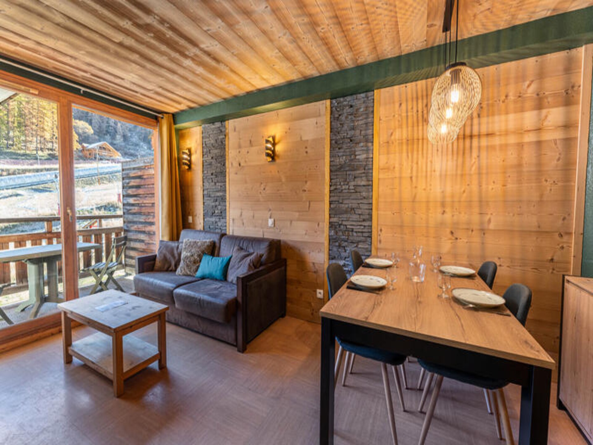 Appartement direct aan de piste in Les Orres 1800 voor 6 personen - foto 3