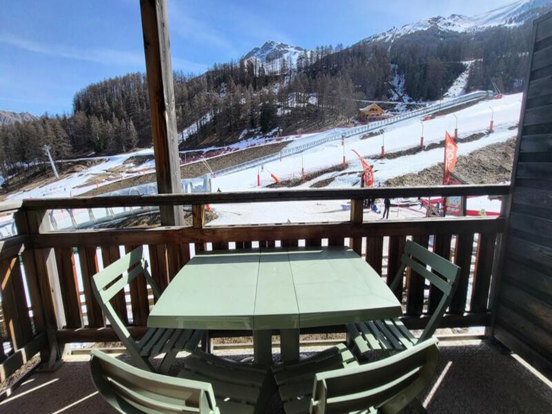 Appartement direct aan de piste in Les Orres 1800 voor 6 personen - foto 8