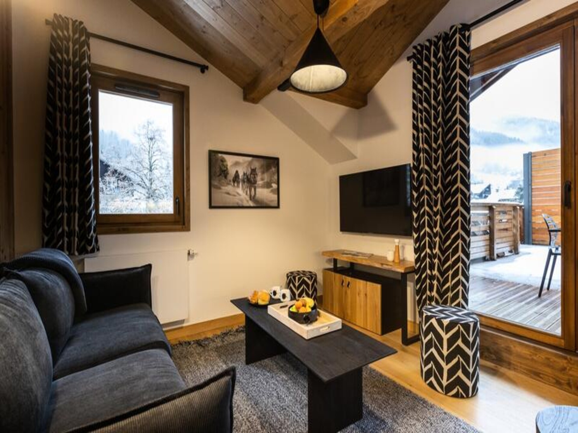Appartement 4p in La Chapelle d'Abondance, direct aan de piste - foto 3